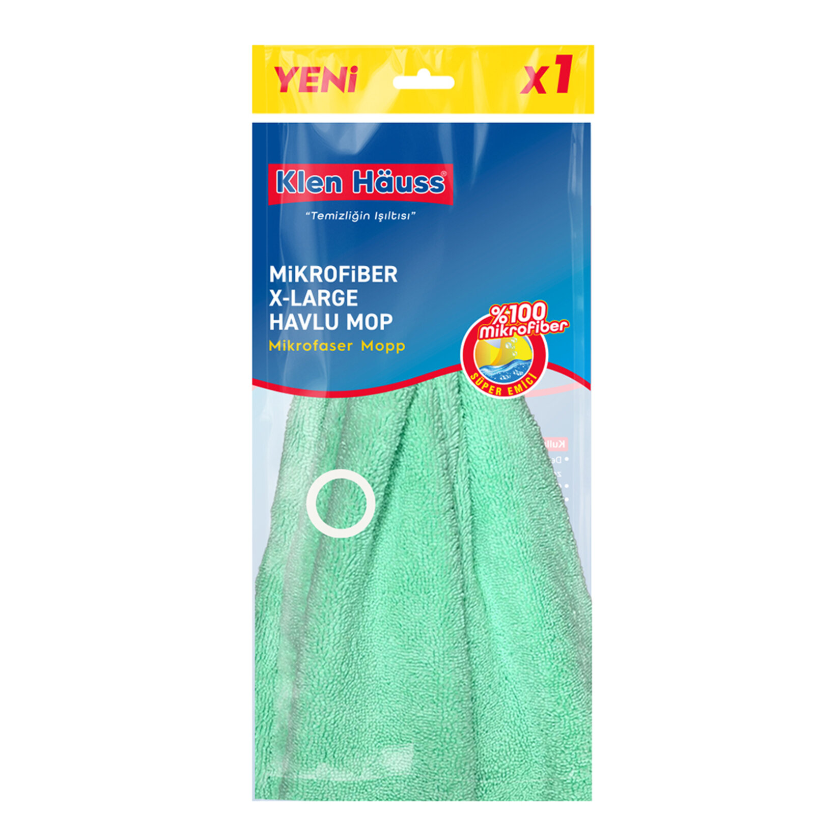 Klen Hauss Mikrofiber XL Havlu Mop