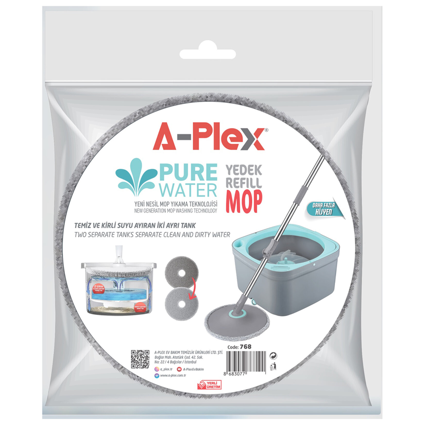 A-Plex Pure Water Yedek Mop