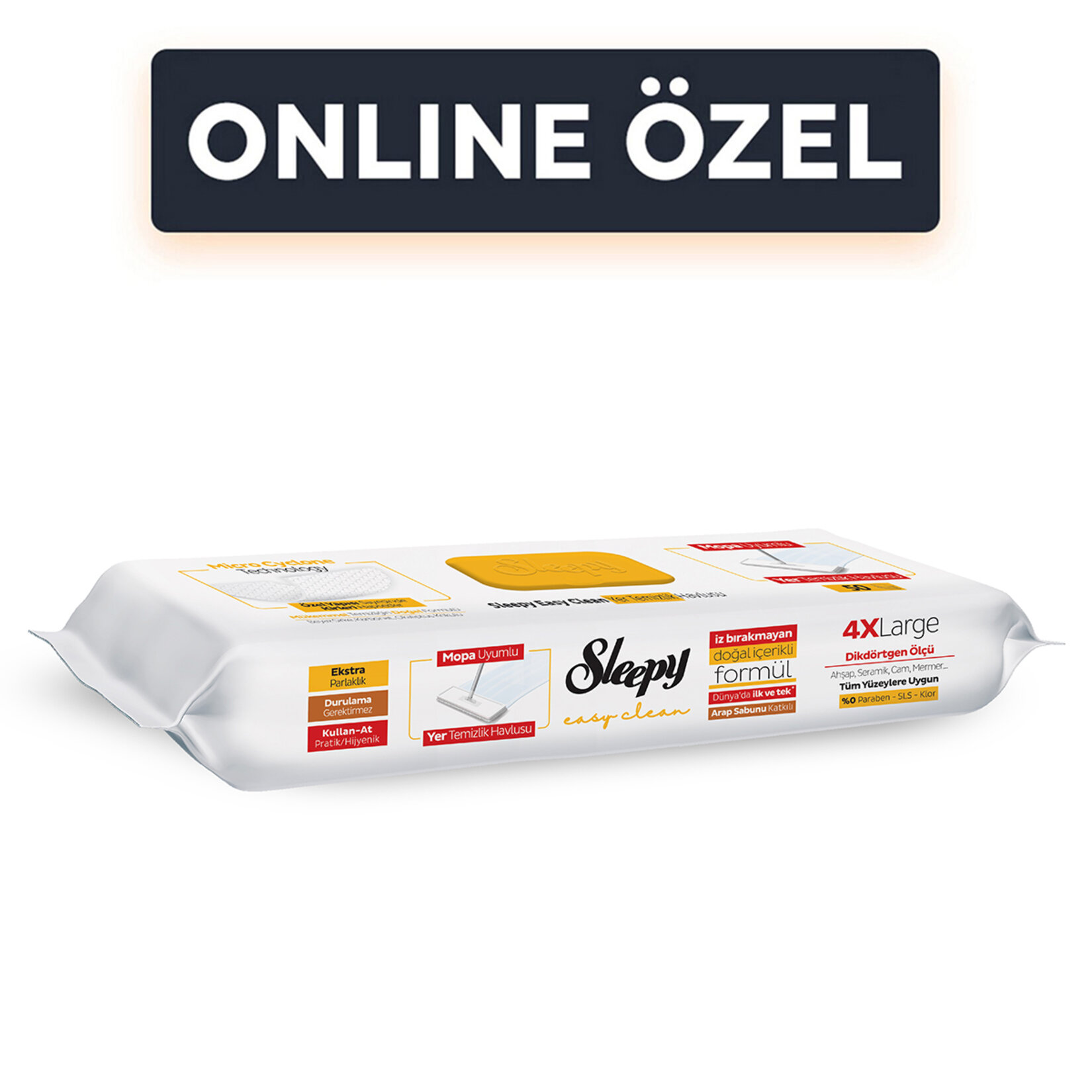 Sleepy Yer Temizlik Havlusu Arap Sabunlu 50'li