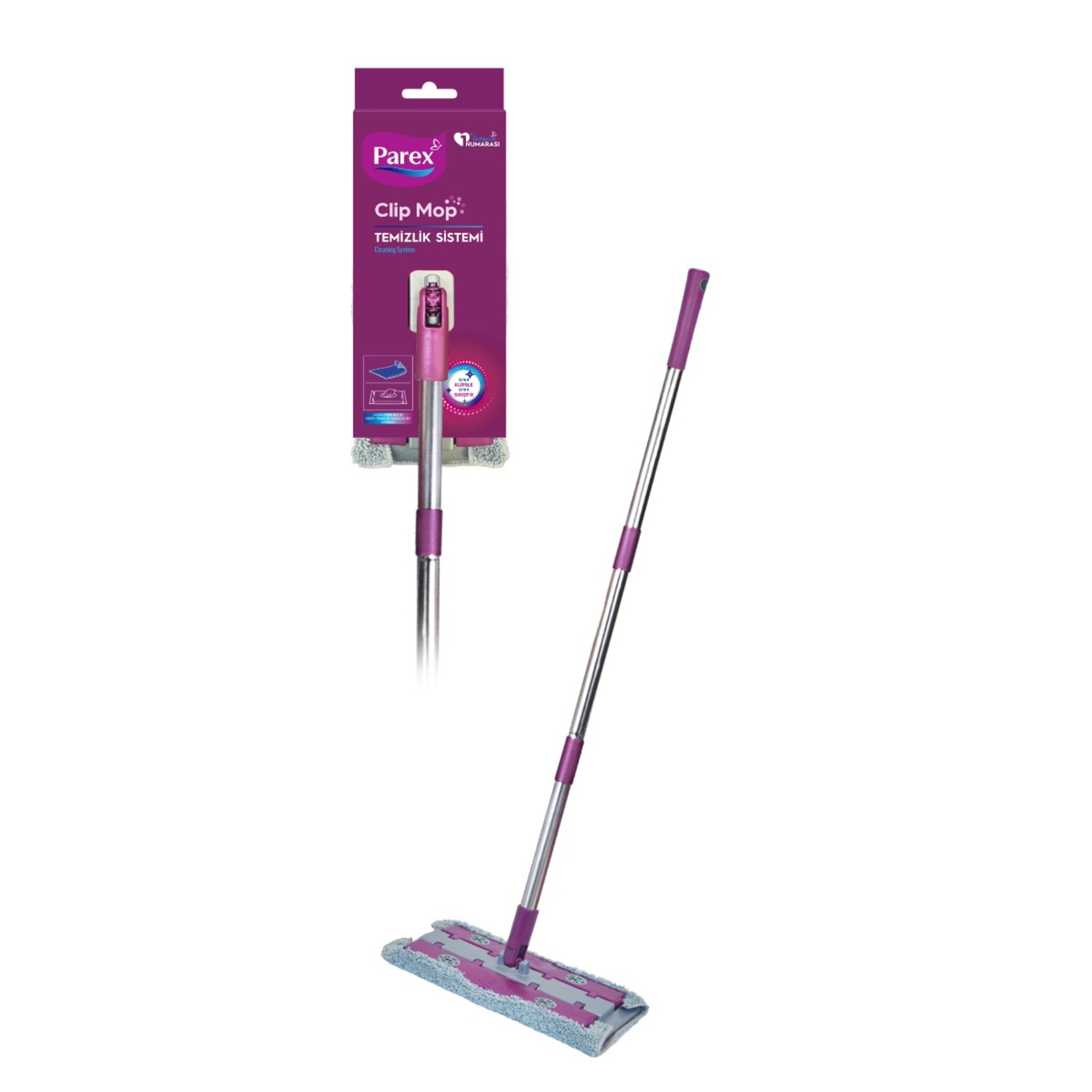 Parex Clip Mop Yer Temizlik Sistemi