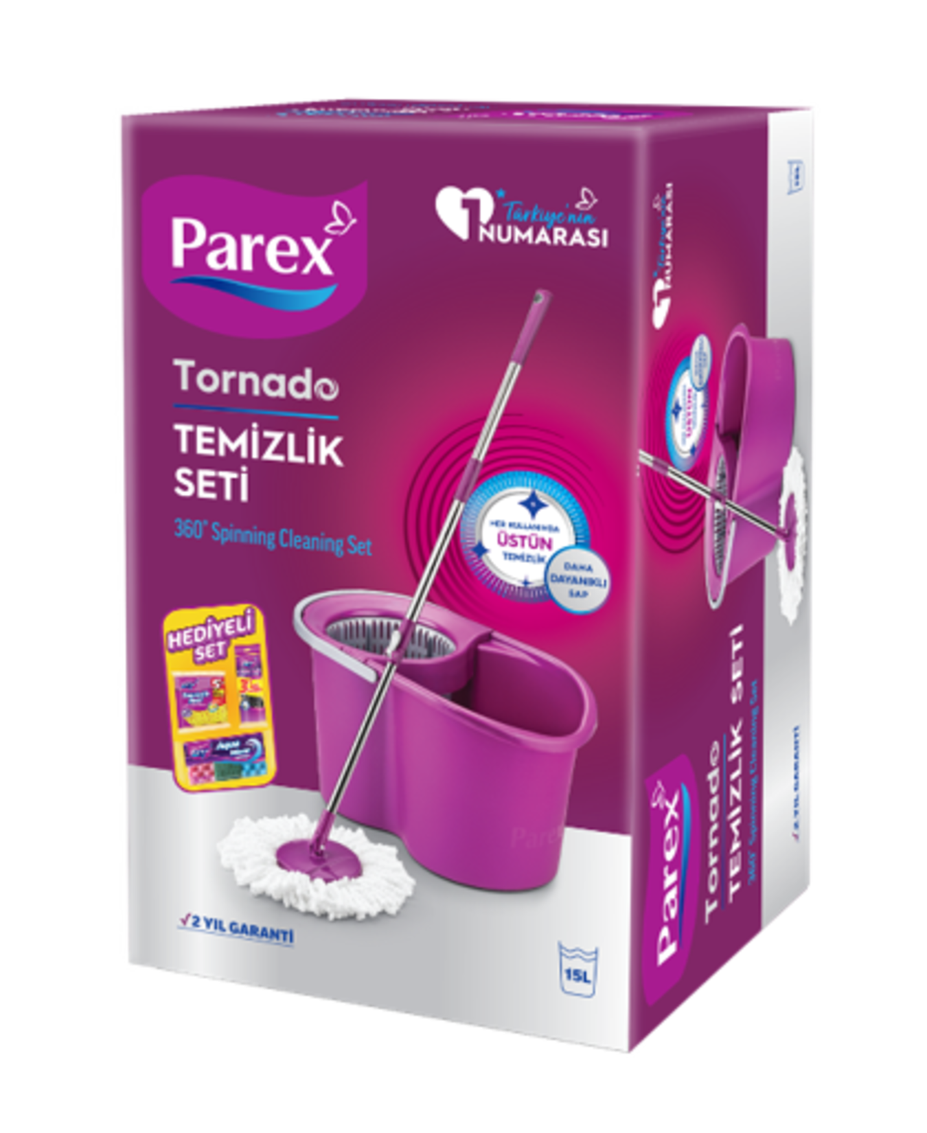 Parex Tornado Otomatik Temizlik Seti (Hediyeli)