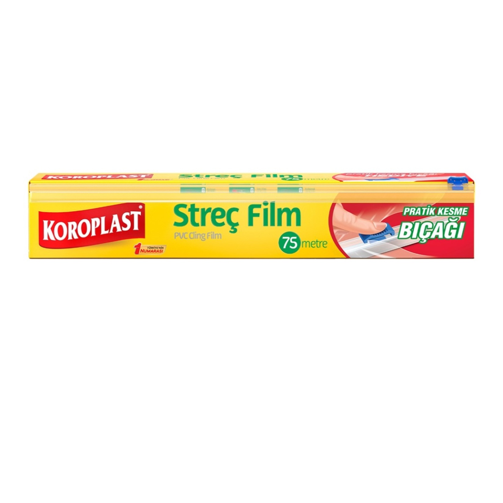 Koroplast Streç Film Kesme Bıçaklı Eco 75 M - Görsel 1
