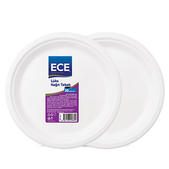 Ece Kağıt Tabak 22.5 Cm 10'lu