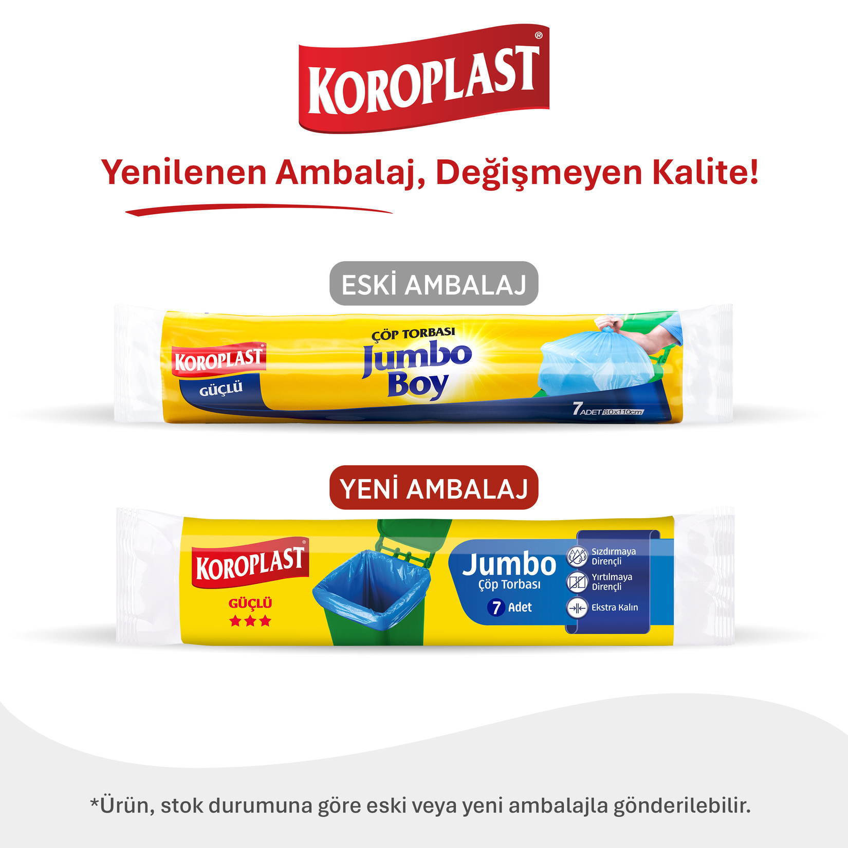 Koroplast Çöp Torbası Jumbo Boy 7'li - Görsel 2