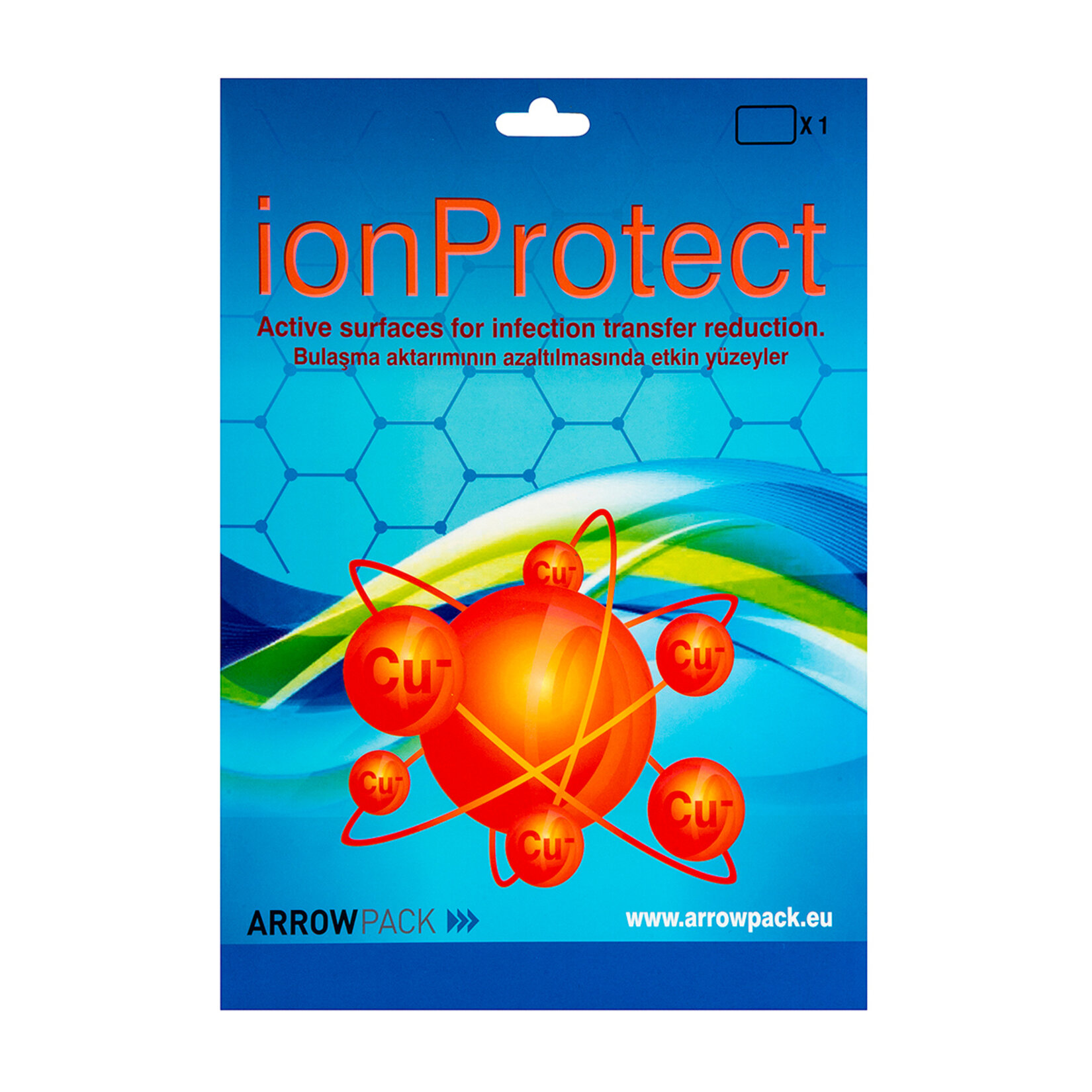 Ion Protect İyonize Bakır Kapı Kolu 5'li + Düğme 5'li - Görsel 1