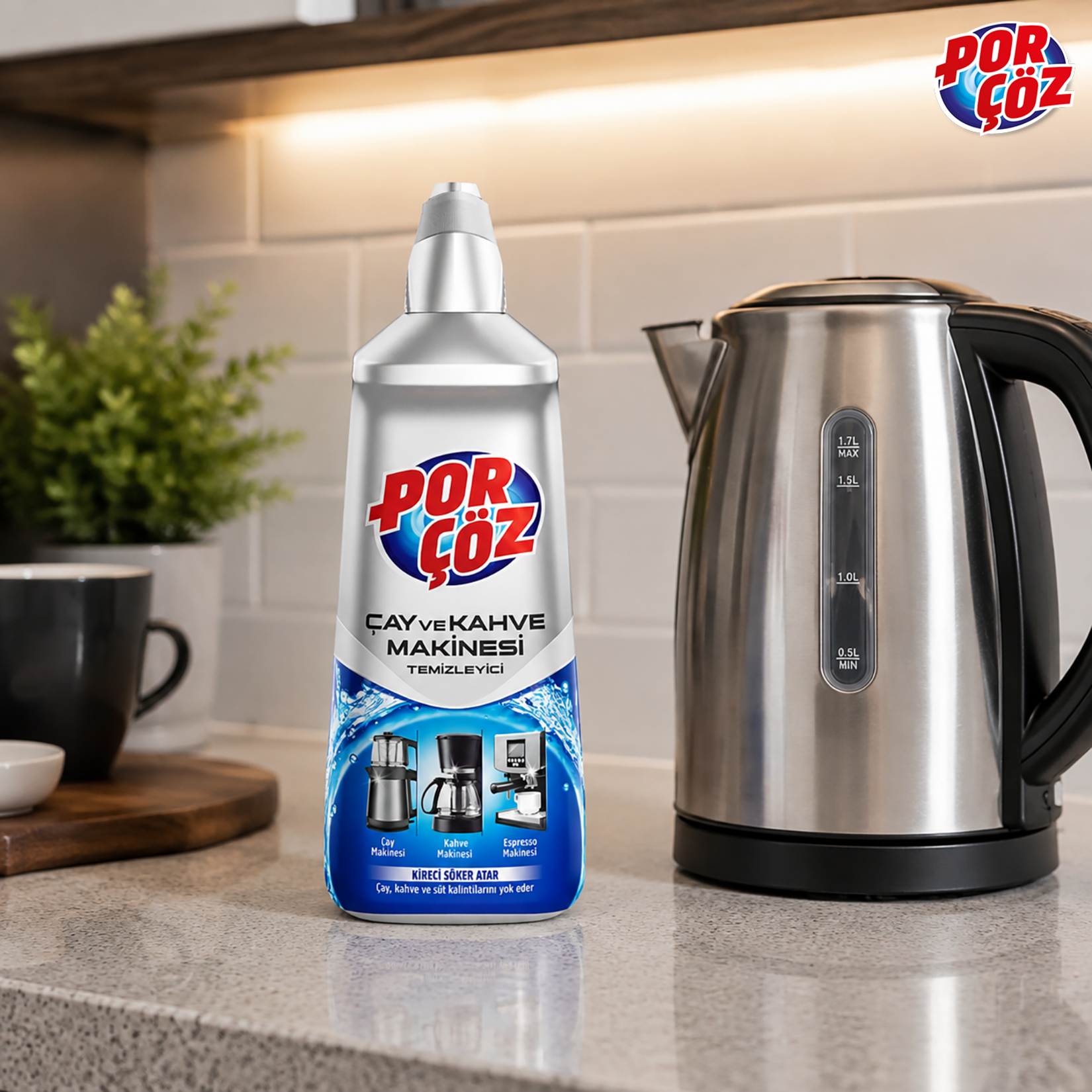 Porçöz Çay Ve Kahve Makinesi Temizleyicisi 400 Ml - Görsel 4