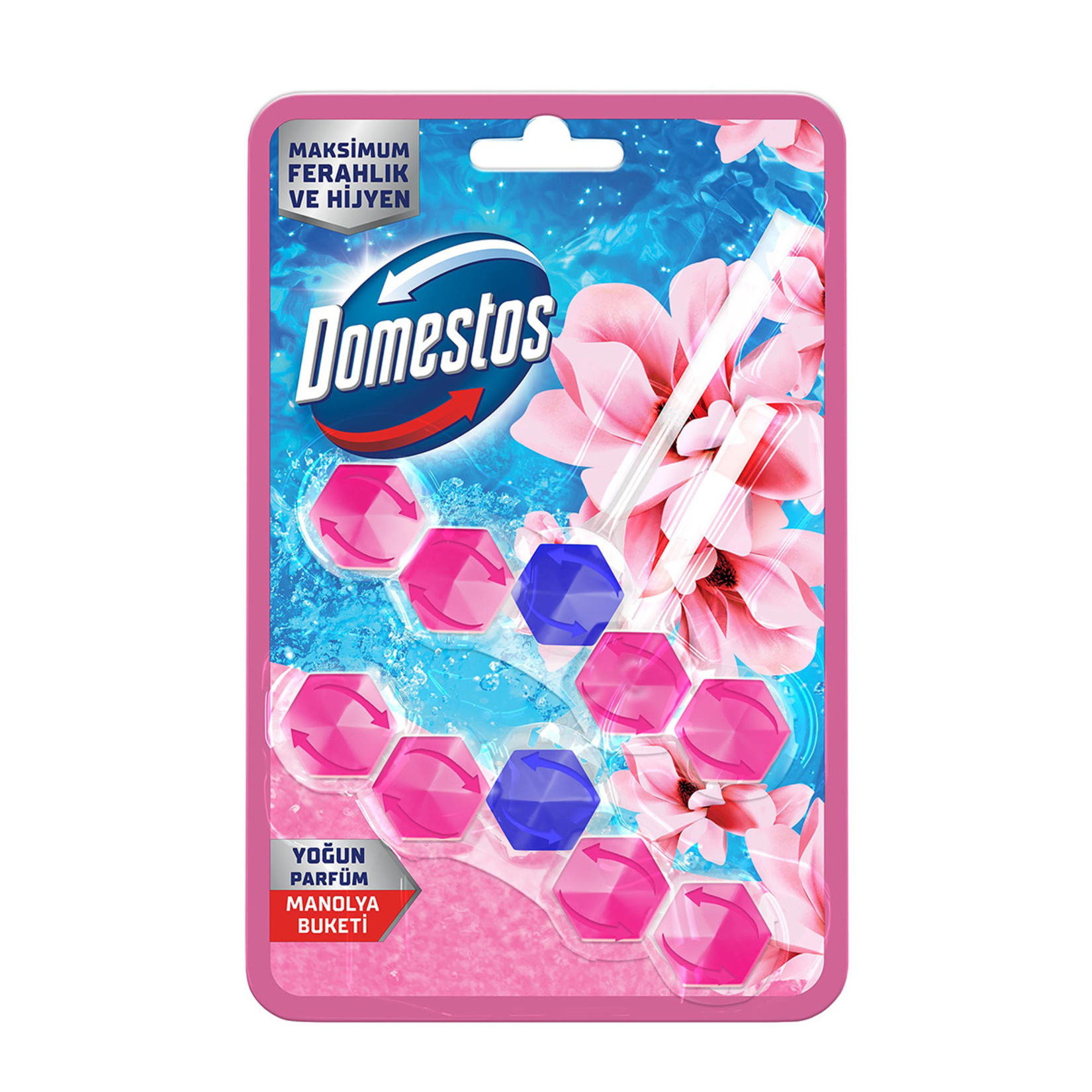 Domestos Wc Blok Manolya Ferahlığı 2 x 50 G - Görsel 1