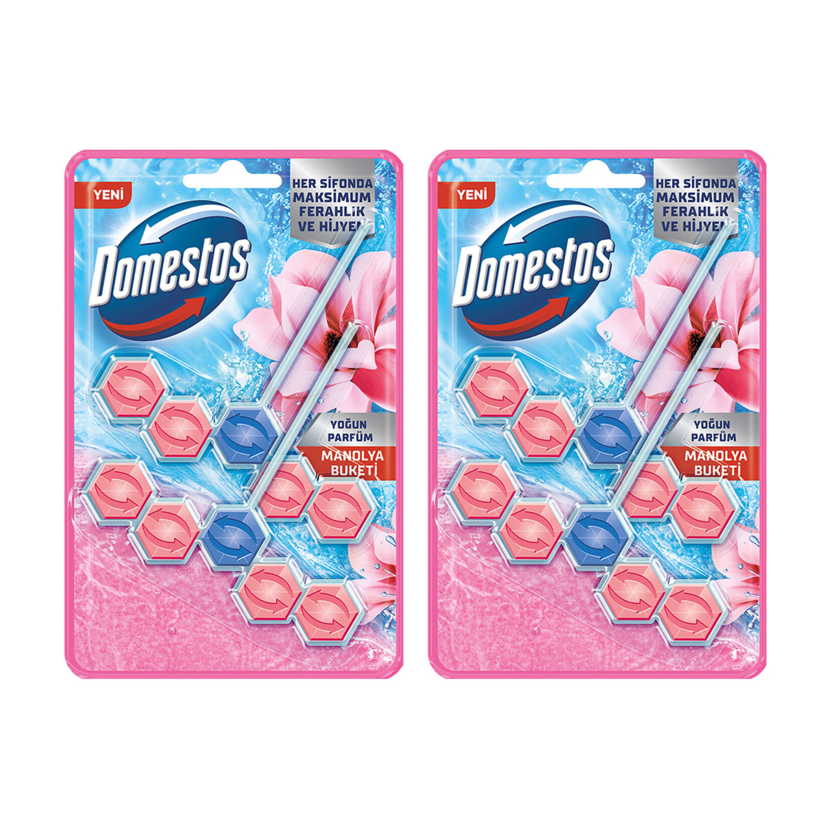 Domestos Wc Blok 2'li Manolya 2x100 G - Görsel 2