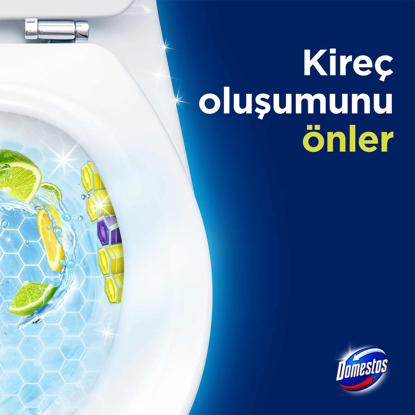 Domestos Wc Blok Limon 2 x 50 G - Görsel 5