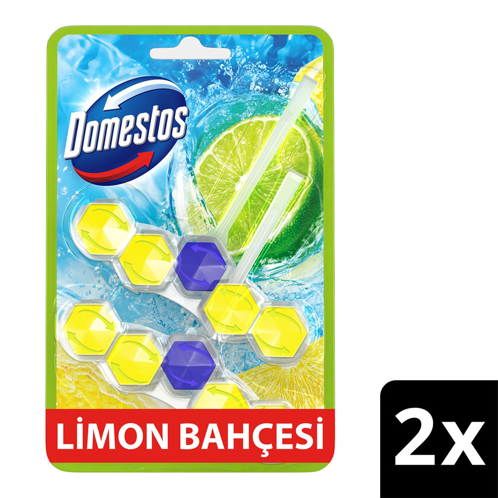 Domestos Wc Blok Limon 2 x 50 G - Görsel 2