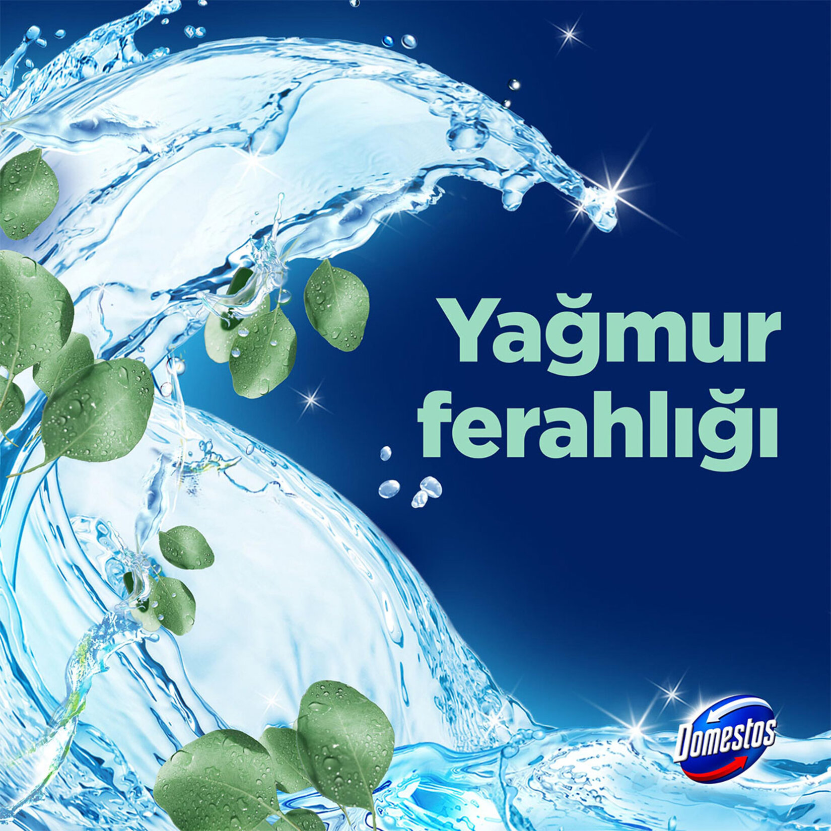 Domestos Wc Blok Yağmur Ferahlığı 2 x 50 G - Görsel 4
