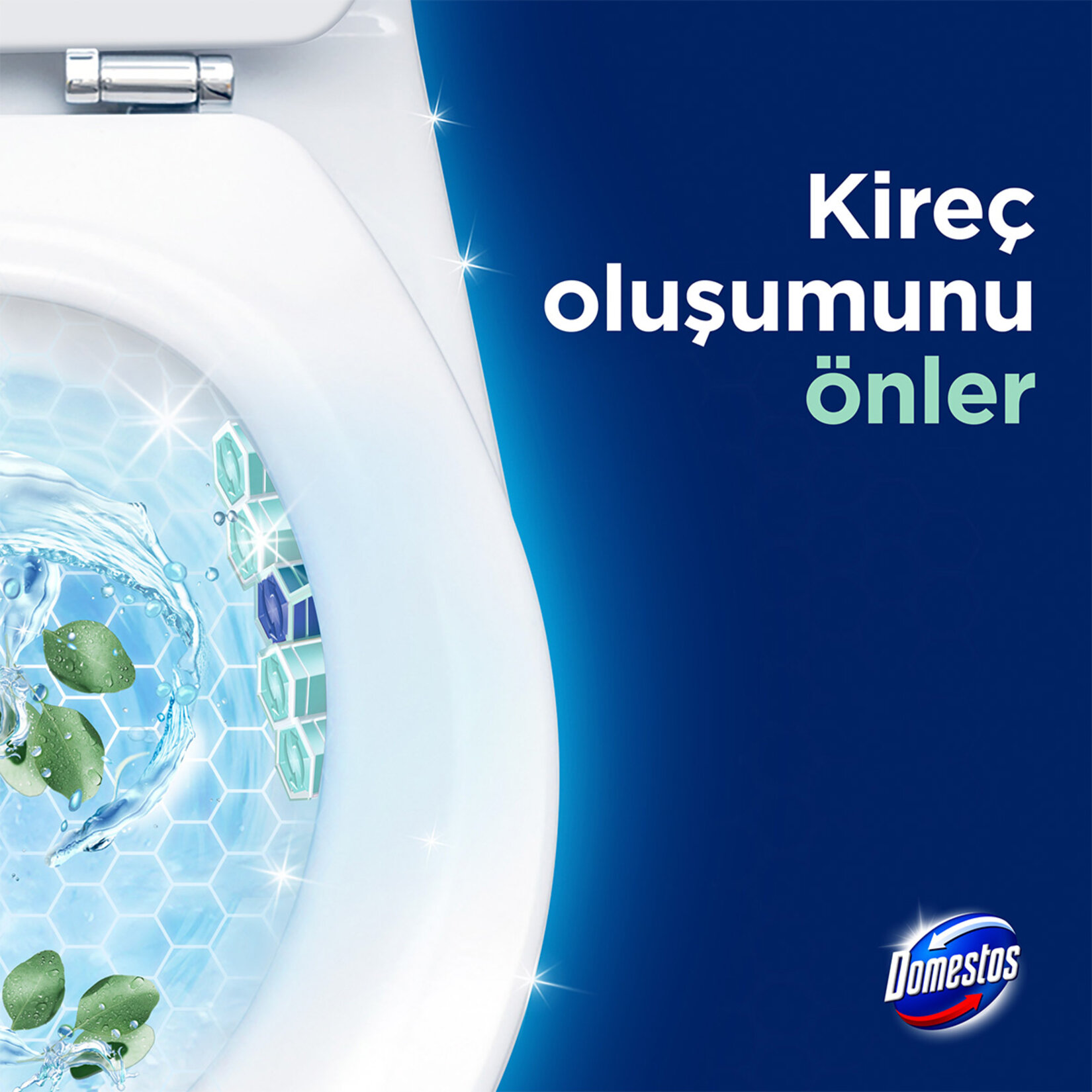 Domestos Wc Blok Yağmur Ferahlığı 2 x 50 G - Görsel 5
