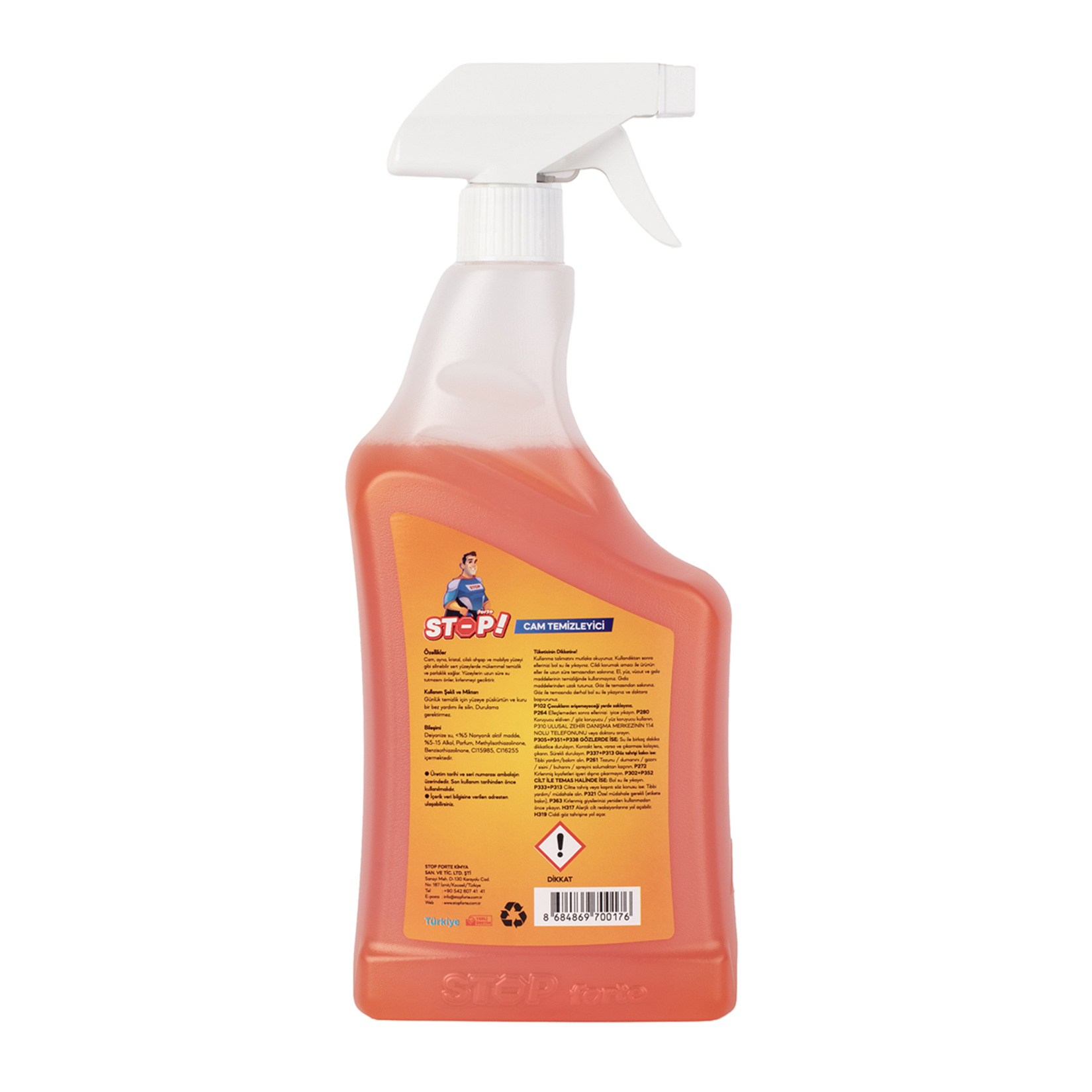 Stop Forte Cam Temizleyici 750 Ml - Görsel 2