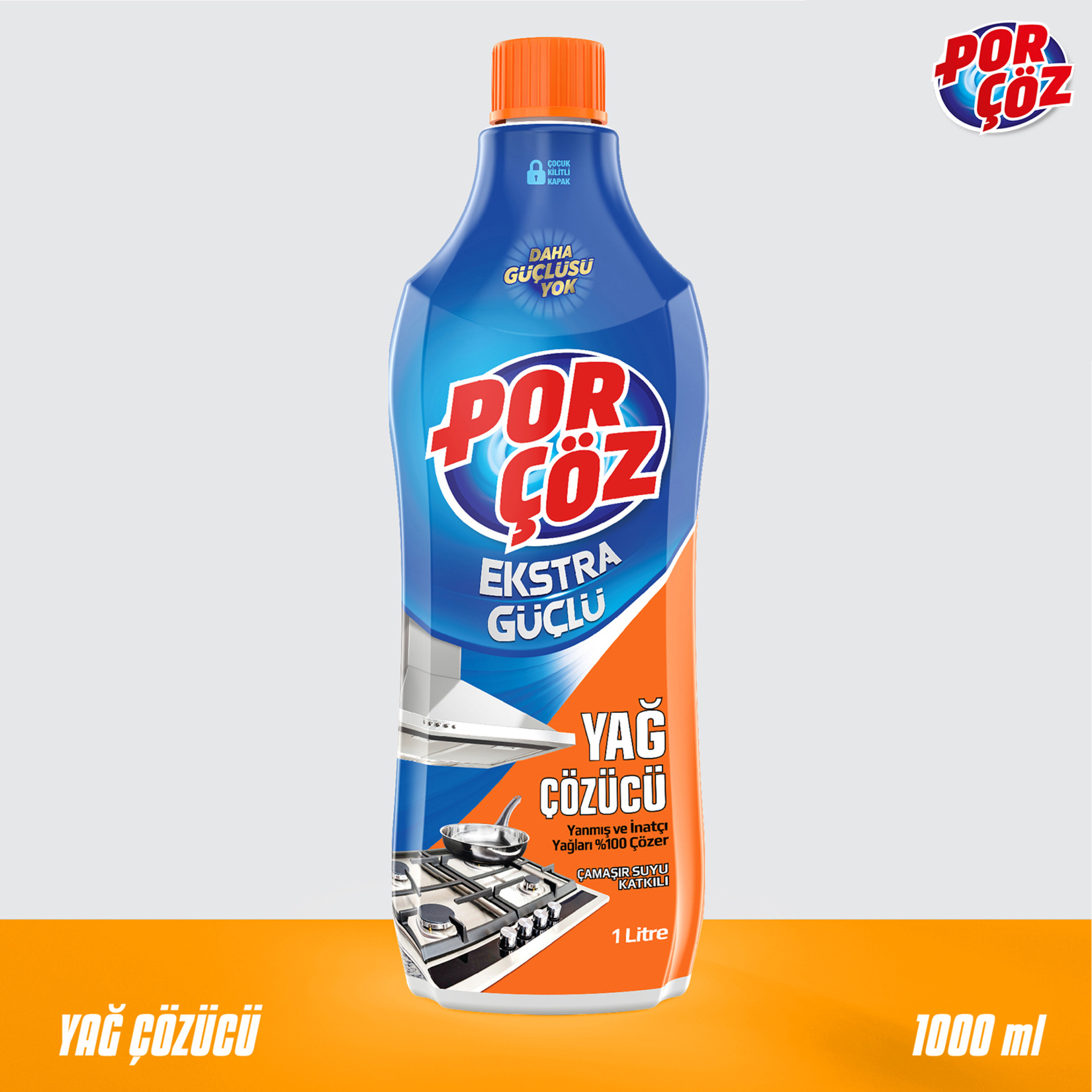 Porçöz Yağ Çözücü 1 L - Görsel 2