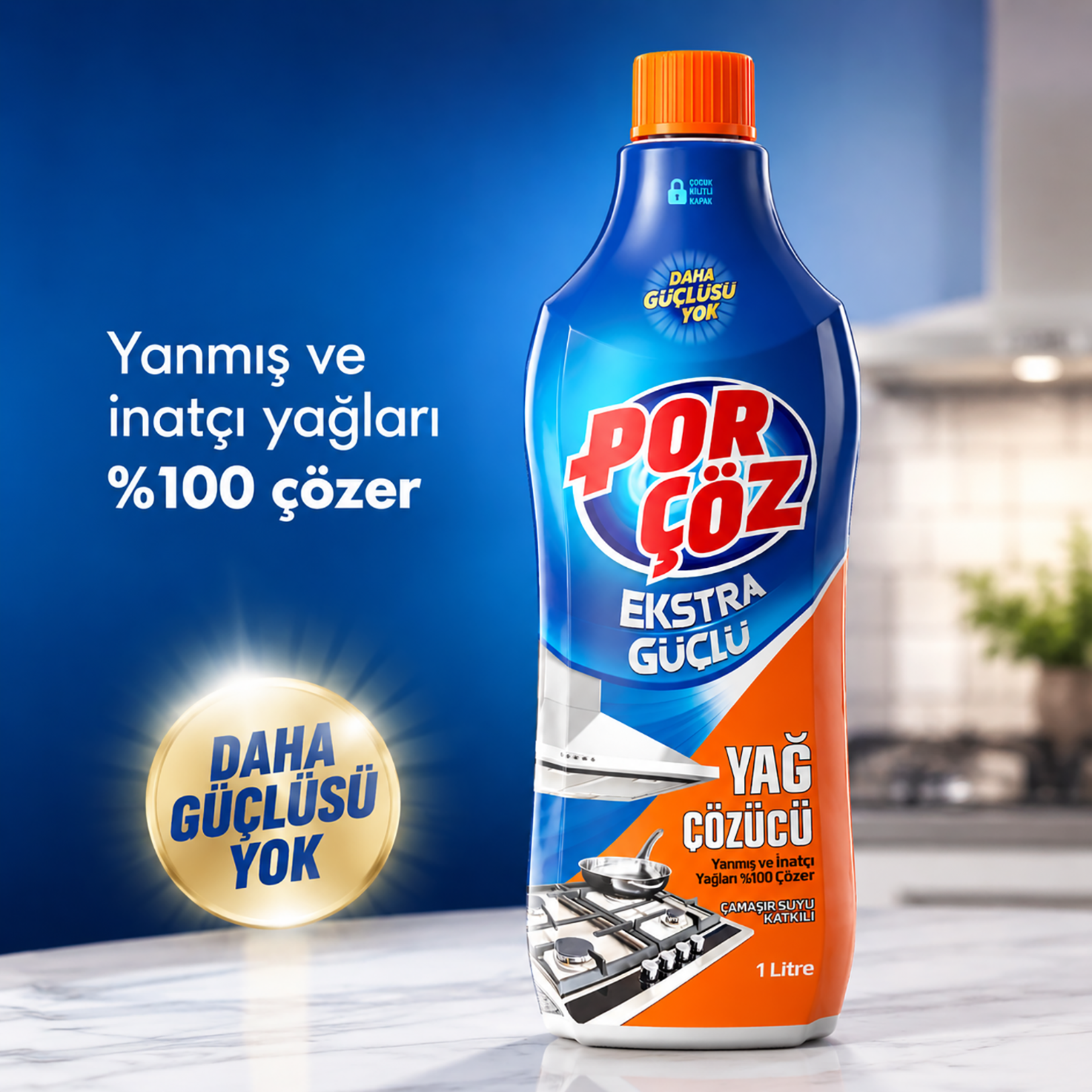 Porçöz Yağ Çözücü 1 L - Görsel 3
