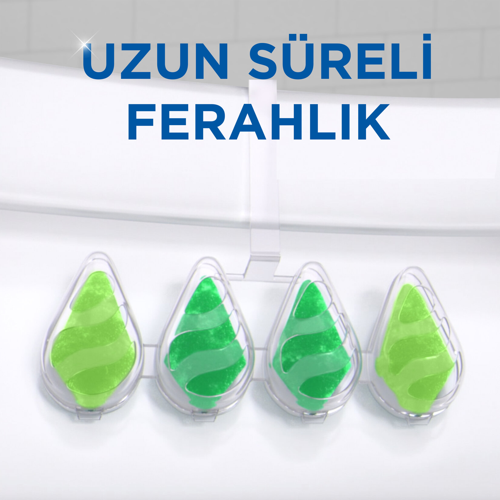 Mr. Muscle Active Clean Klozet Blok Çam Kokulu 38.6g - Görsel 3