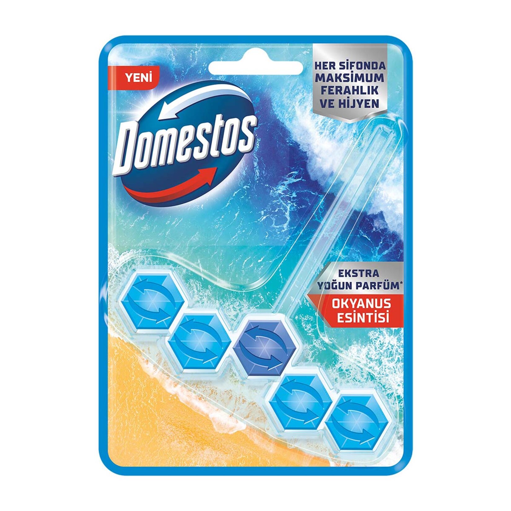 Domestos Wc Blok Okyanus Ferahlığı Tekli 50 G - Görsel 1