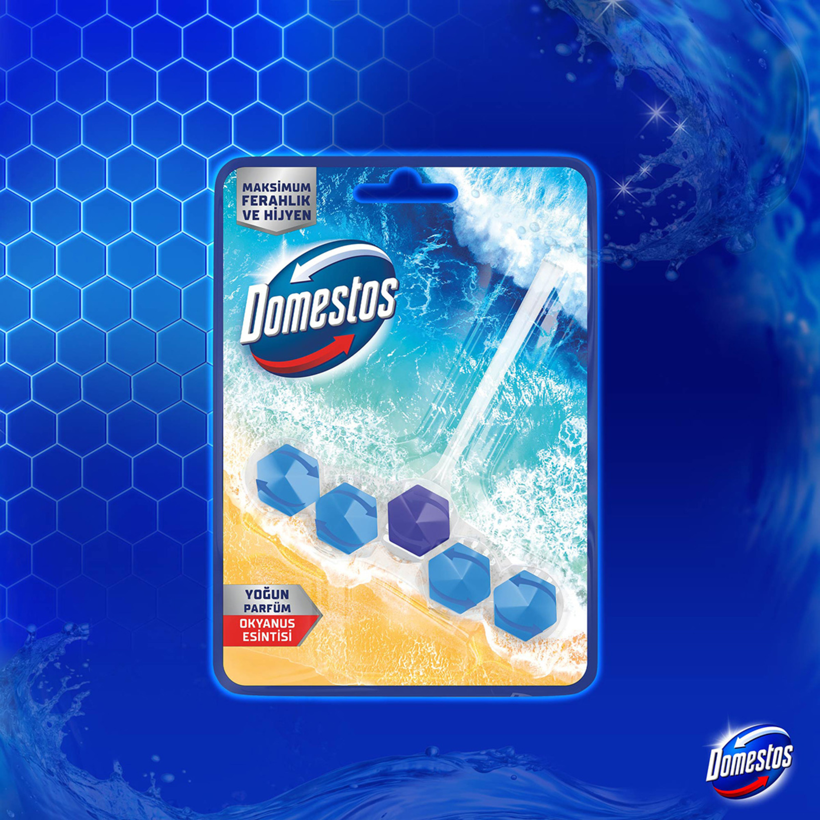 Domestos Wc Blok Okyanus Ferahlığı Tekli 50 G - Görsel 3