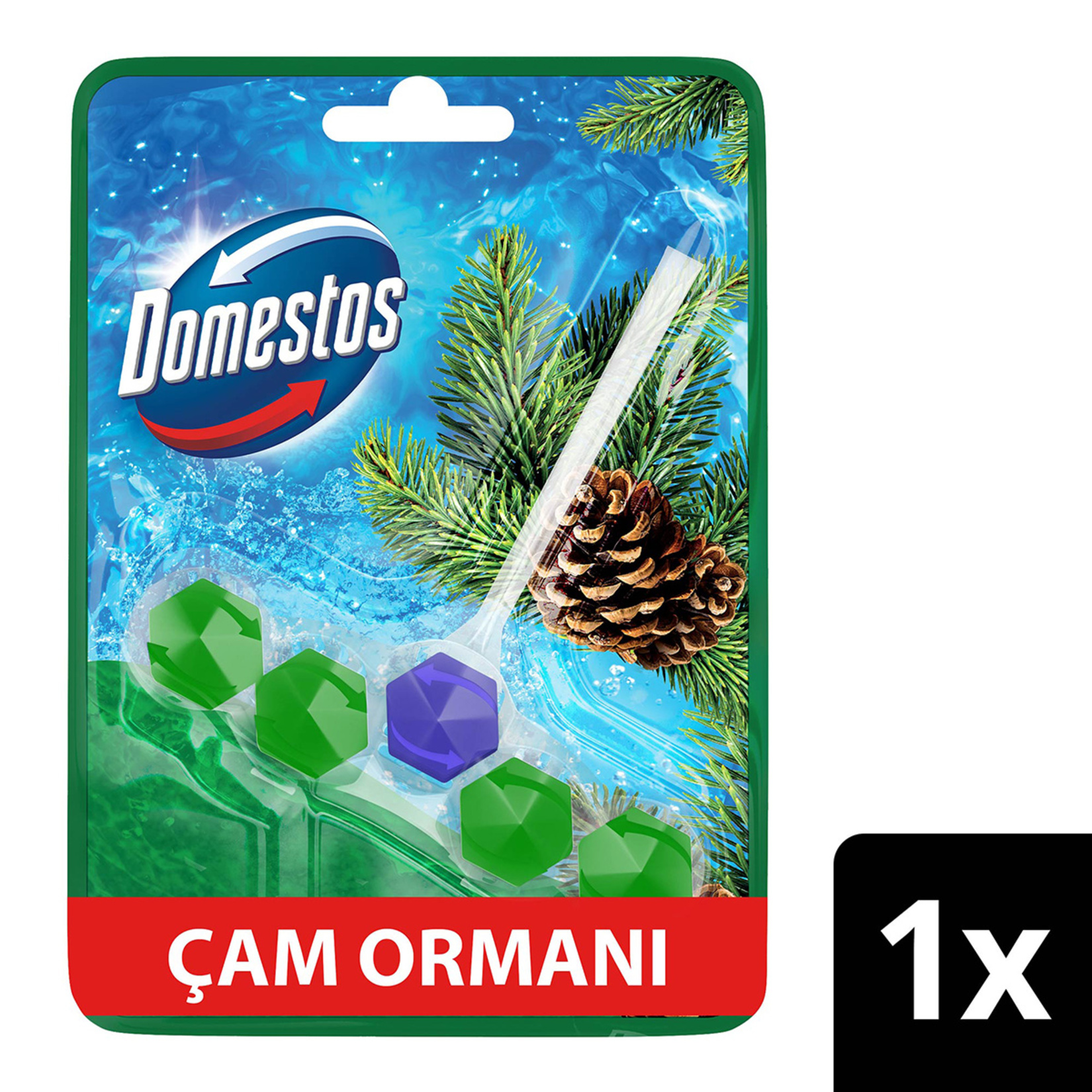 Domestos Wc Blok Çam Ferahlığı Tekli 50 G - Görsel 2