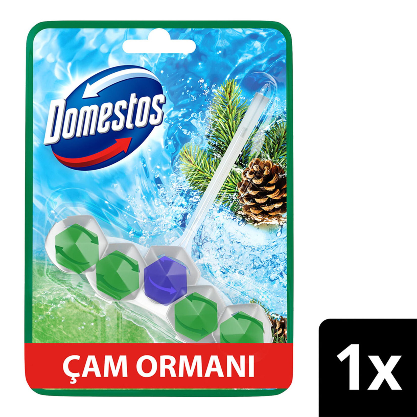 Domestos Wc Blok Çam Ferahlığı Tekli 50 G - Görsel 2