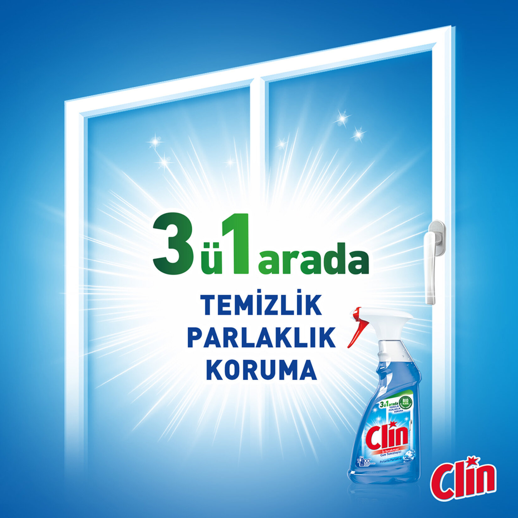 Clin Kristal Parlaklık Cam Temizleyici 500 Ml - Görsel 3