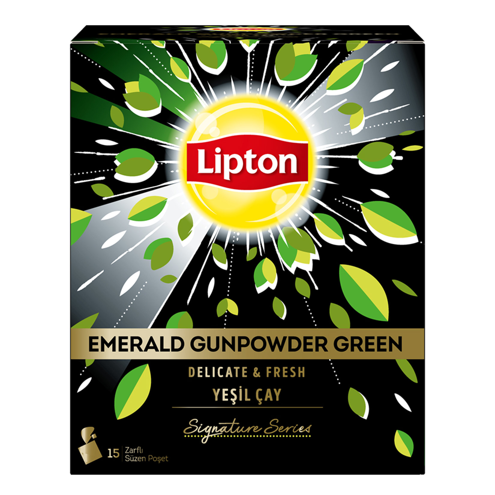 Lipton Emerald Gunpowder Yeşil Çay 15'li 22.5 G