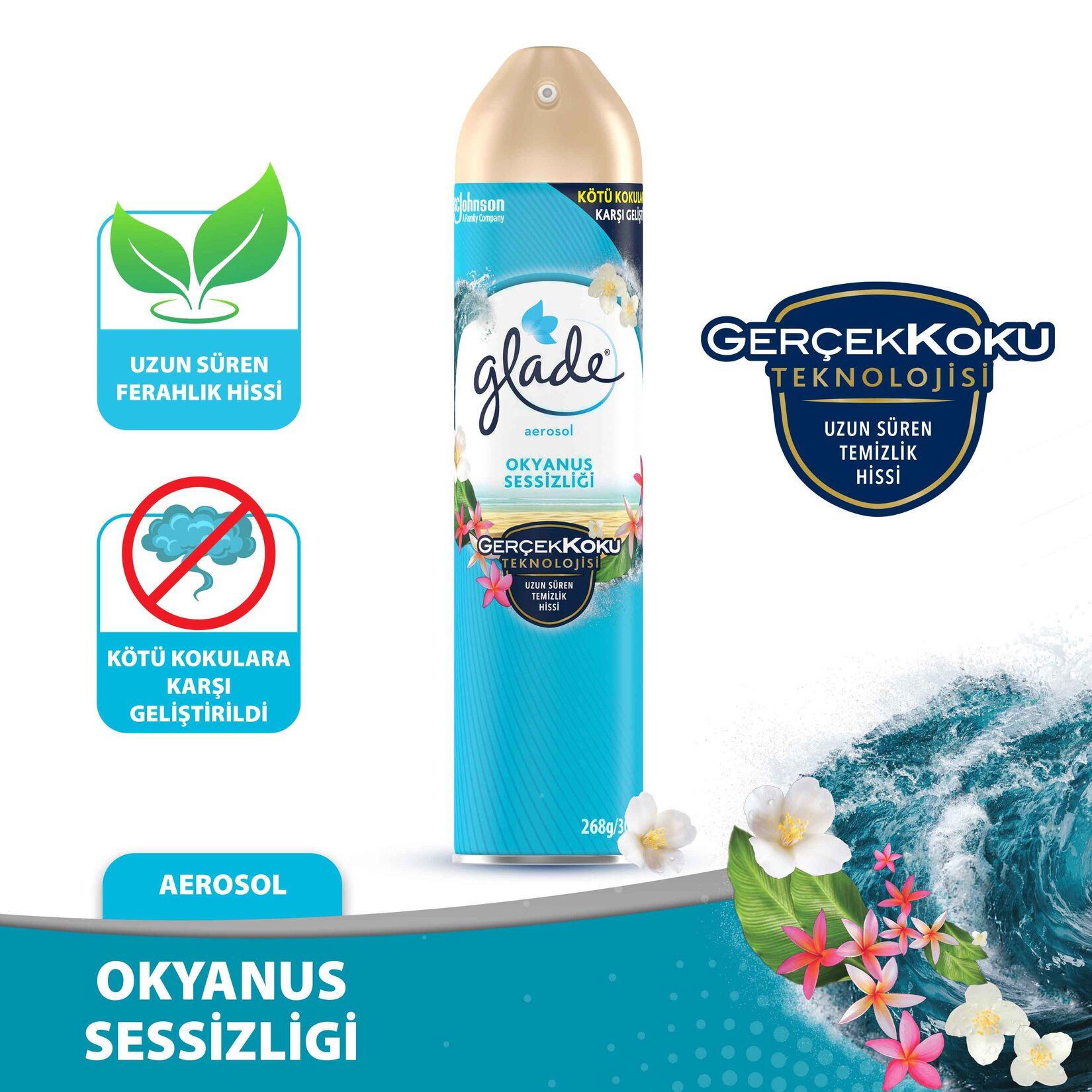 Glade Aerosol Okyanus Sessizliği 300 ML - Görsel 2