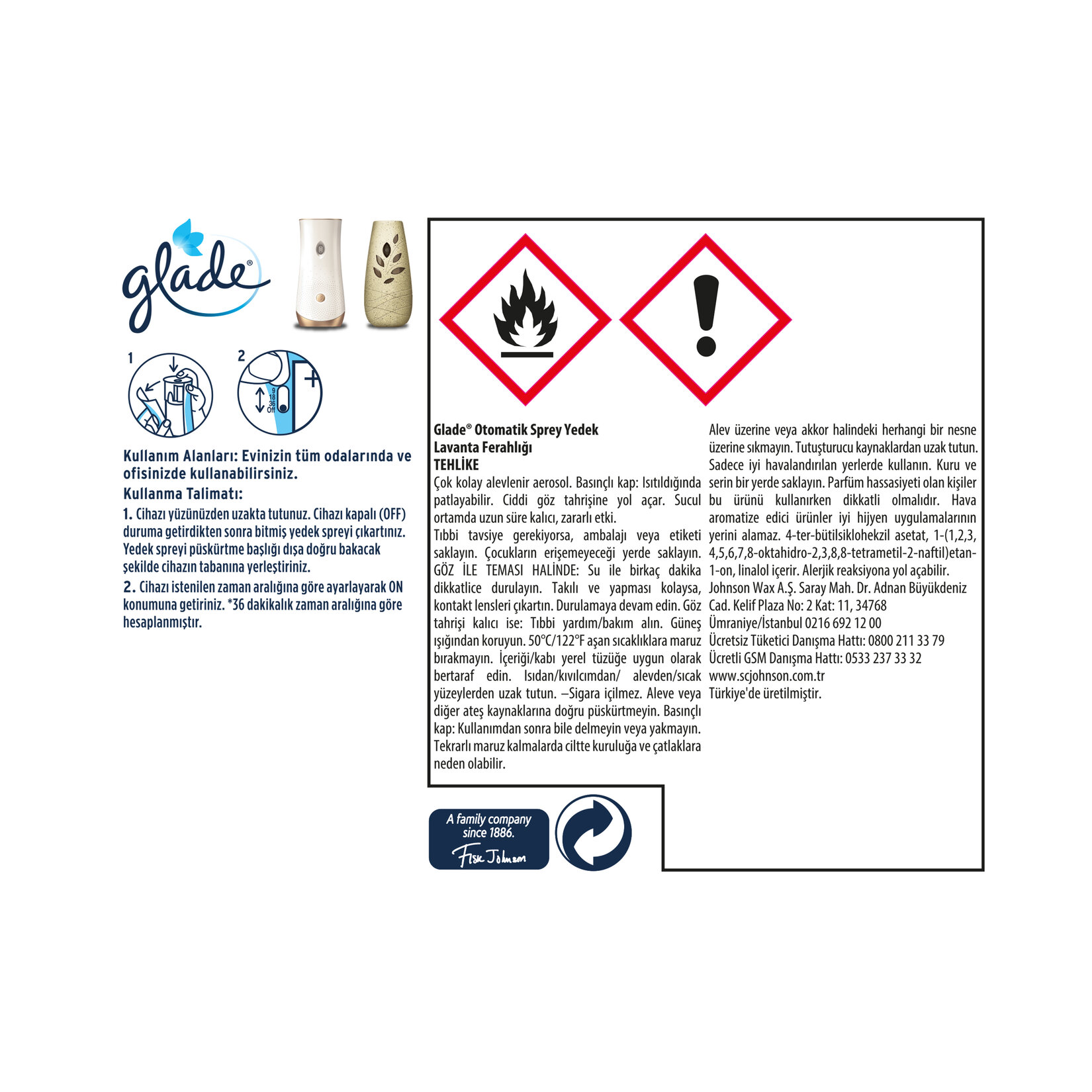 Glade Otomatik Sprey Yedek 3Al2Öde Lavanta Ferahlığı 269ml - Görsel 2