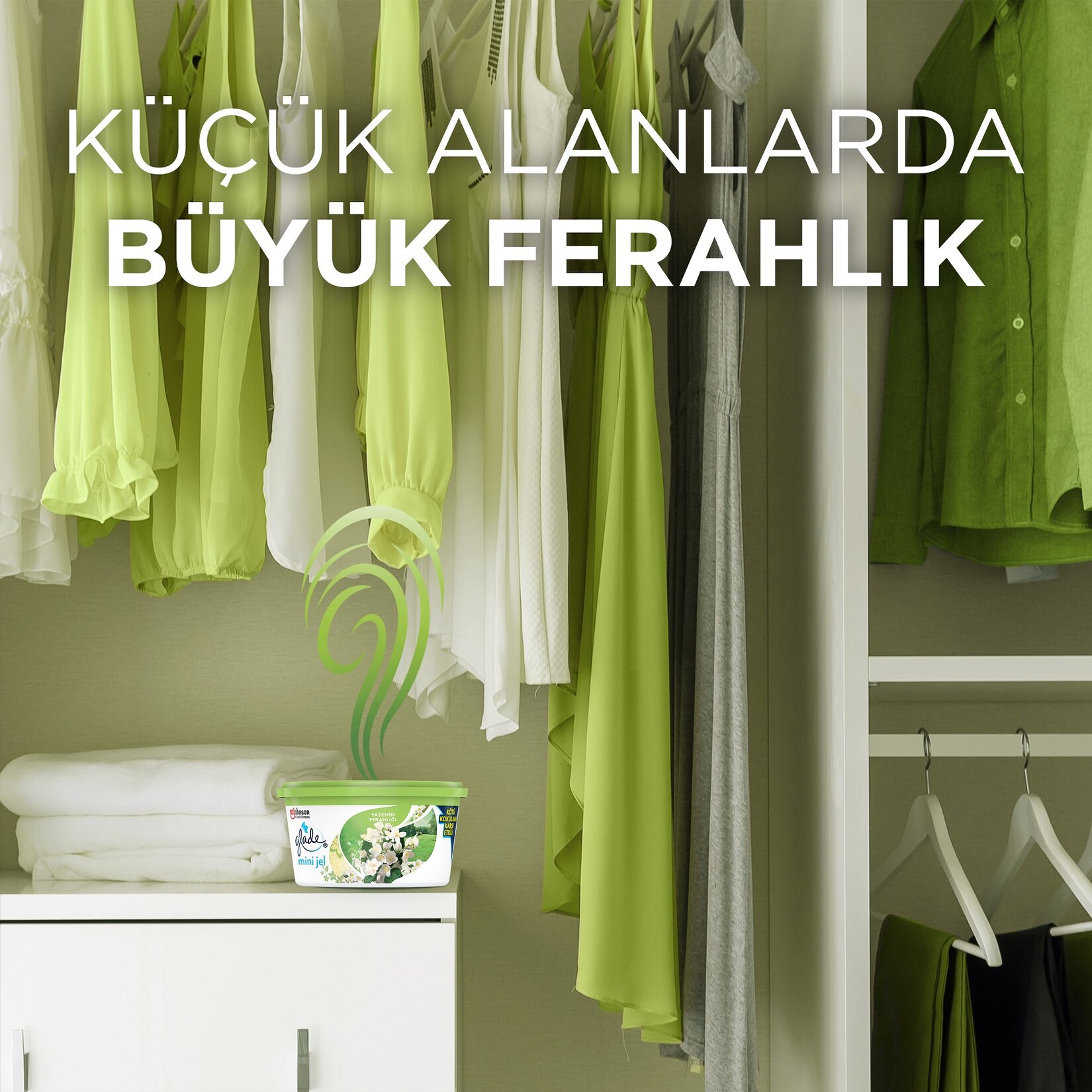 Glade Hava Tazeleyici Mini Jel Yasemin Ferahlığı 70g - Görsel 4