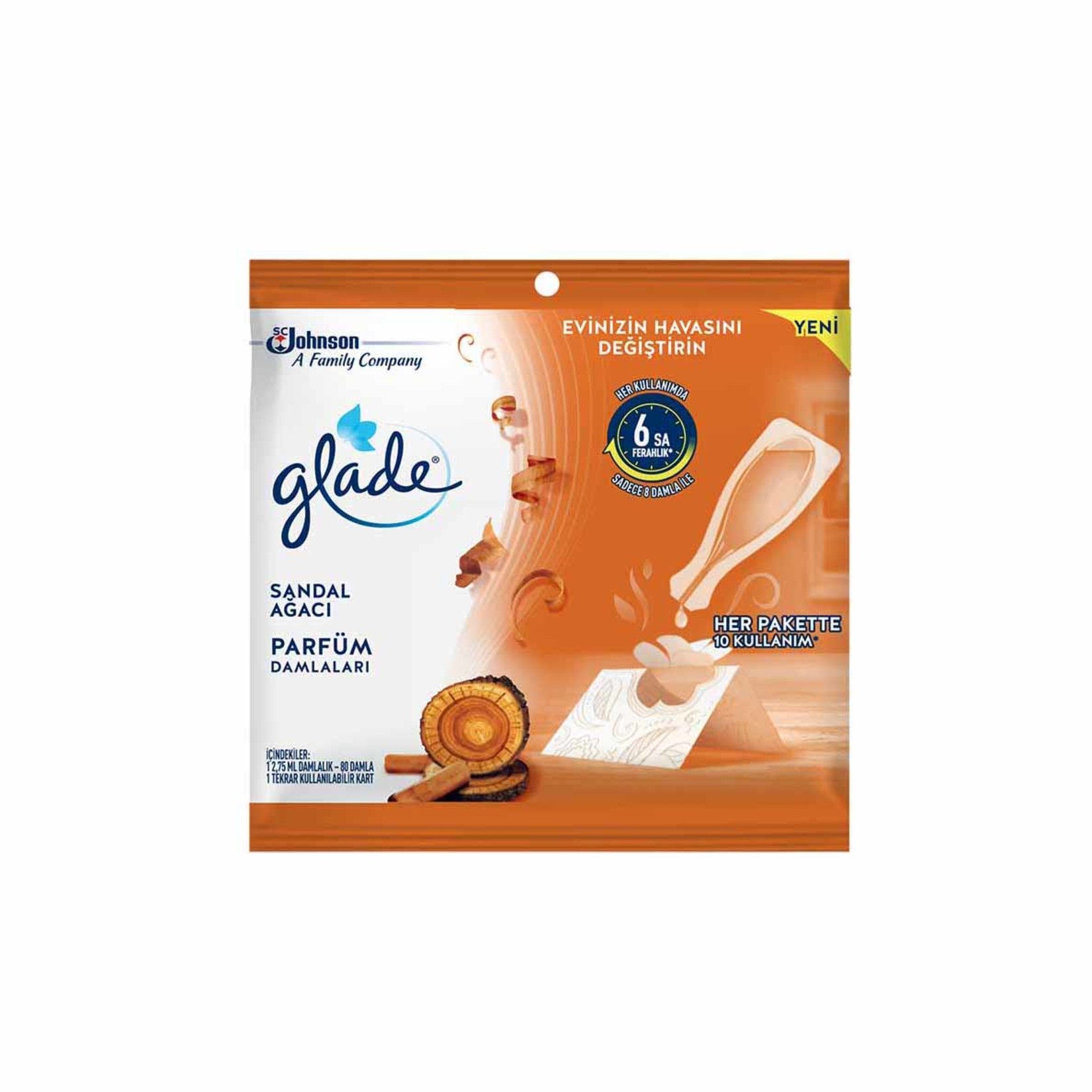 Glade Parfüm Damlaları Sandal Ağacı 2.75 Ml