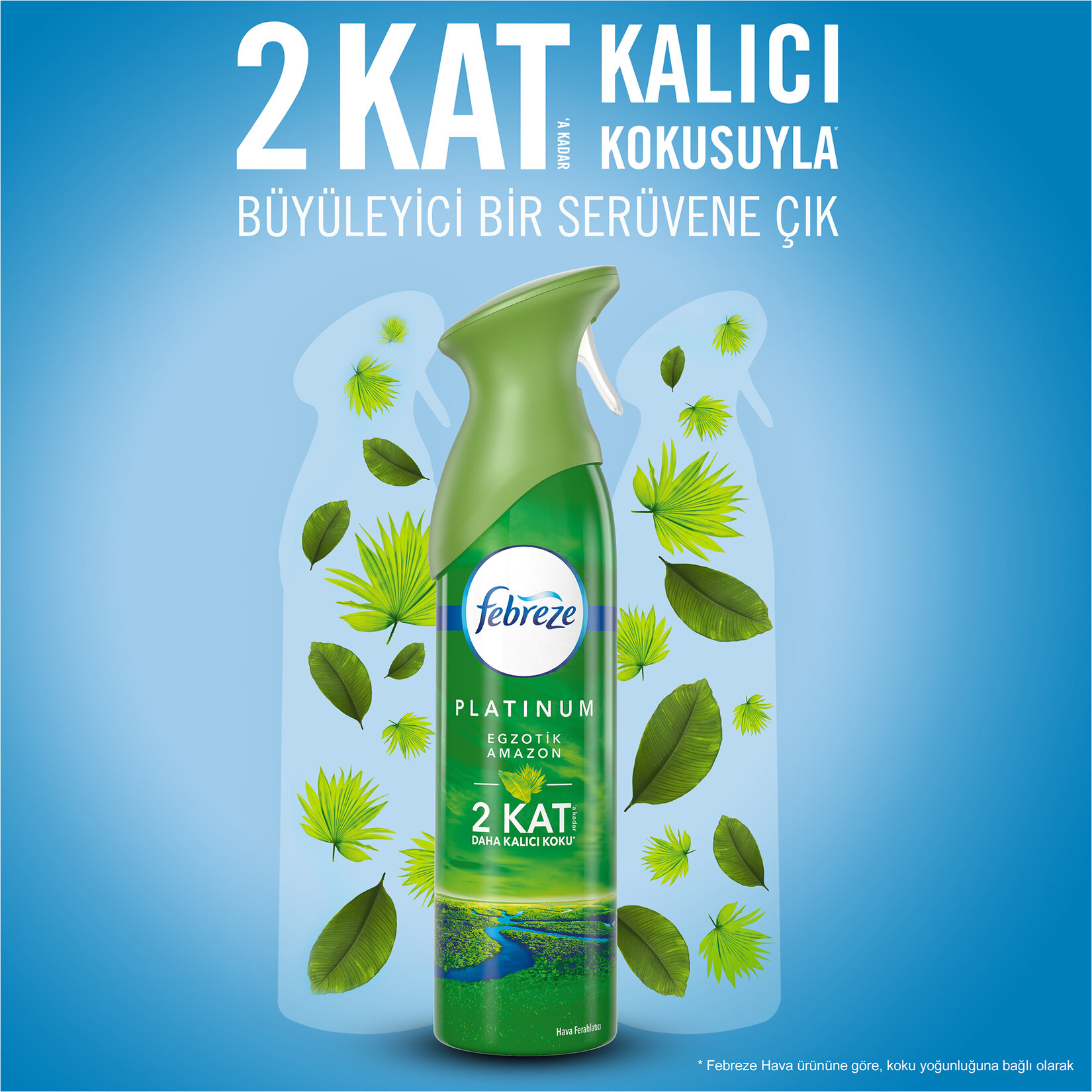 Febreze Platinum Hava Ferahlatıcı Sprey Oda Kokusu Egzotik Amazon 300 ml - Görsel 4