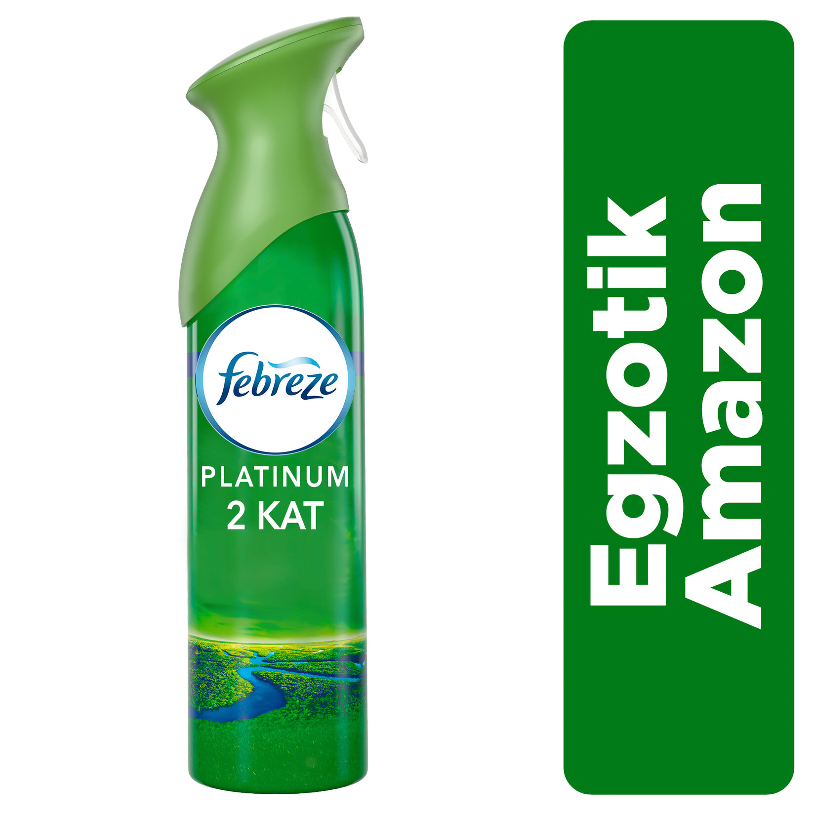 Febreze Platinum Hava Ferahlatıcı Sprey Oda Kokusu Egzotik Amazon 300 ml - Görsel 2
