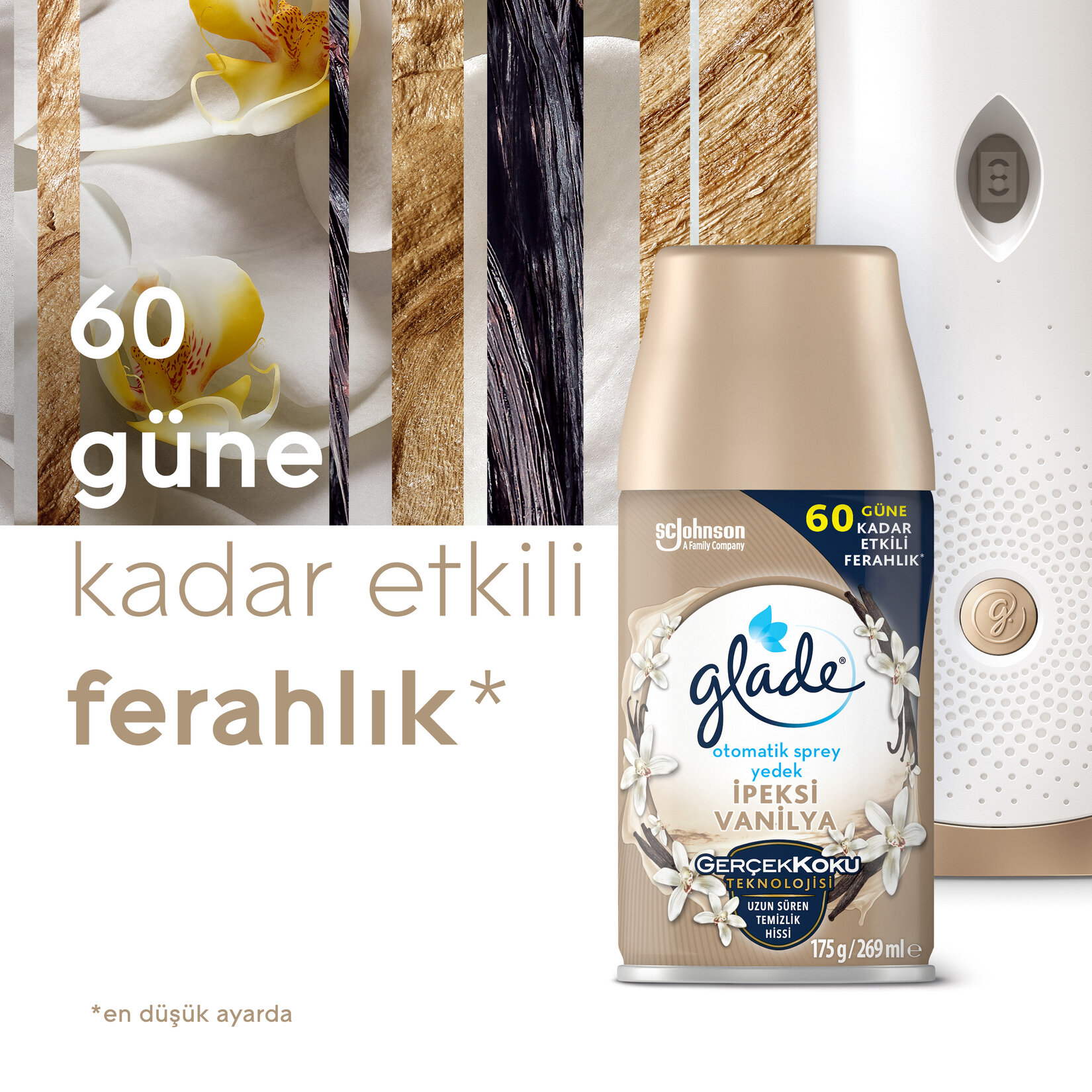 Glade Otomatik Sprey Yedek 2'li Vanilya+Meyve Çiçek 2x269 ml - Görsel 3