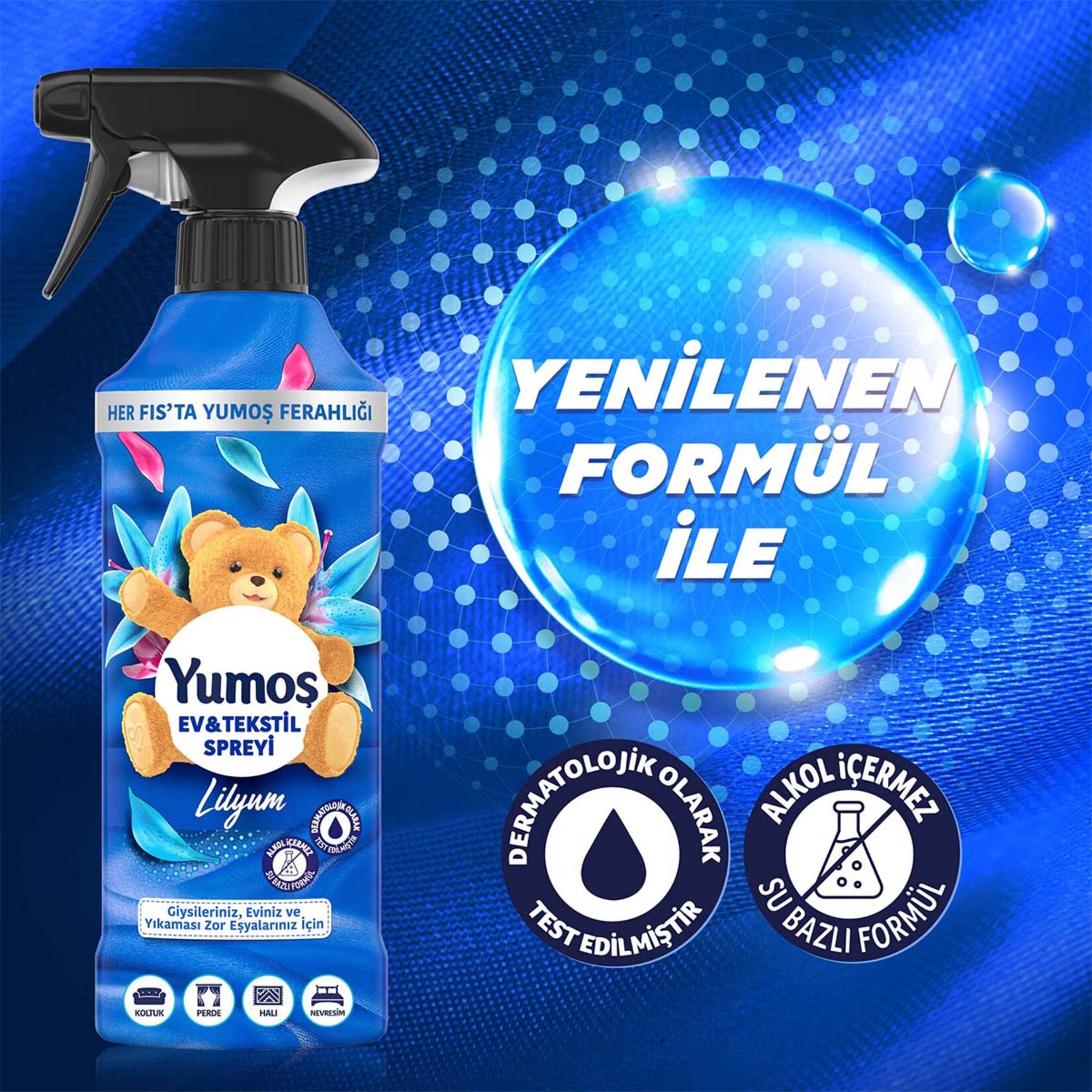 Yumoş Sprey Lilyum 2 X 450 Ml - Görsel 4