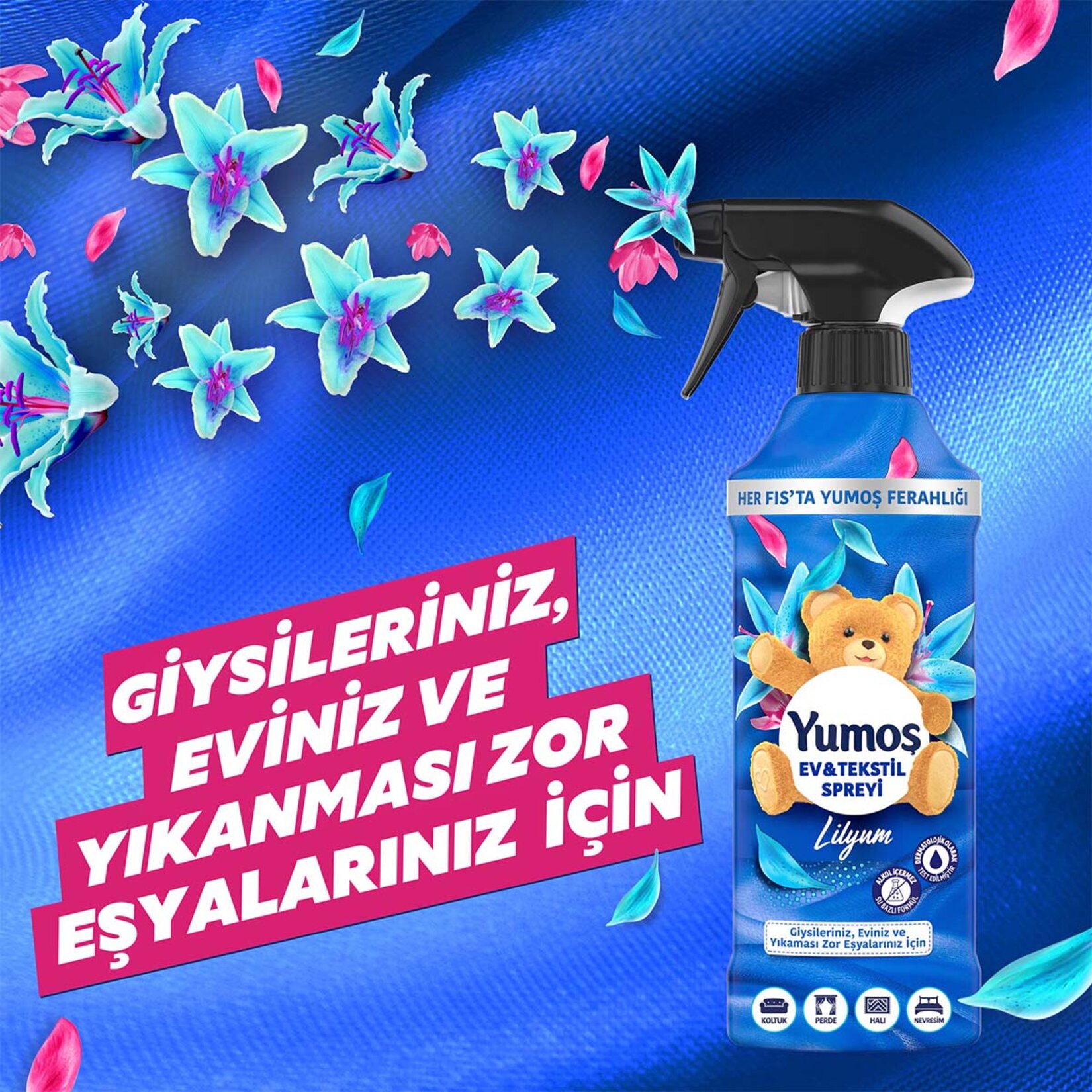 Yumoş Sprey Lilyum 2 X 450 Ml - Görsel 5