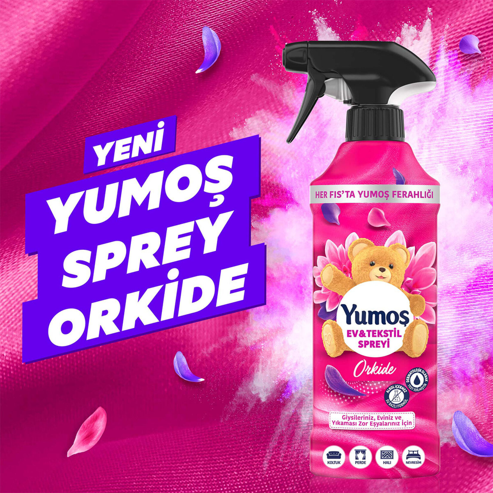 Yumoş Sprey Orkide 2 X 450 Ml - Görsel 3