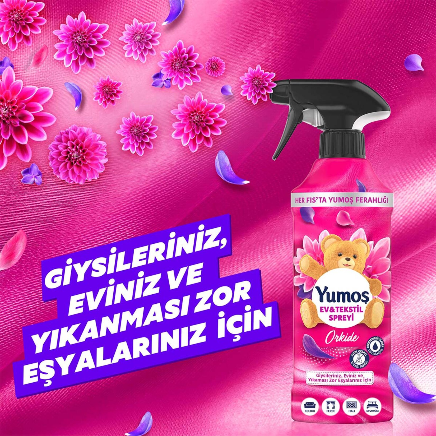 Yumoş Sprey Orkide 2 X 450 Ml - Görsel 5