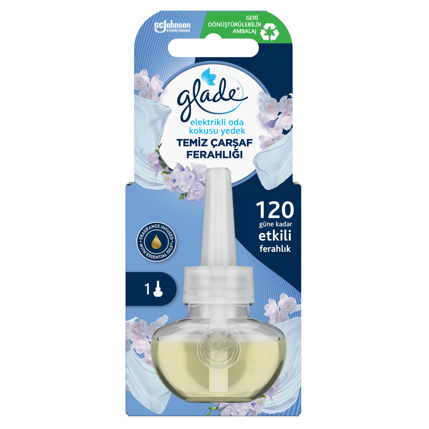 Glade Elektirikli Yedek Temiz Çarşaf Ferahlğı 20 Ml - Görsel 1