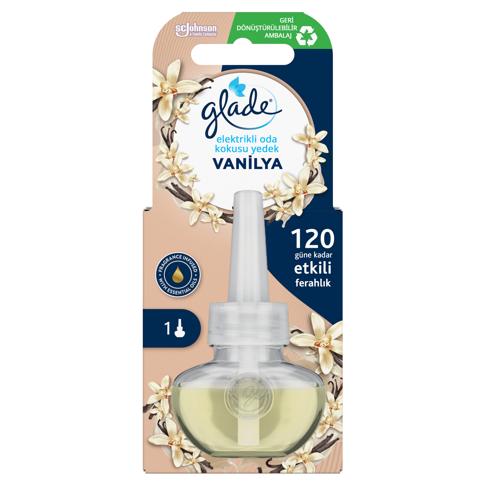 Glade Elektrikli Oda Kokusu  Vanilya Yedek 20 Ml - Görsel 1