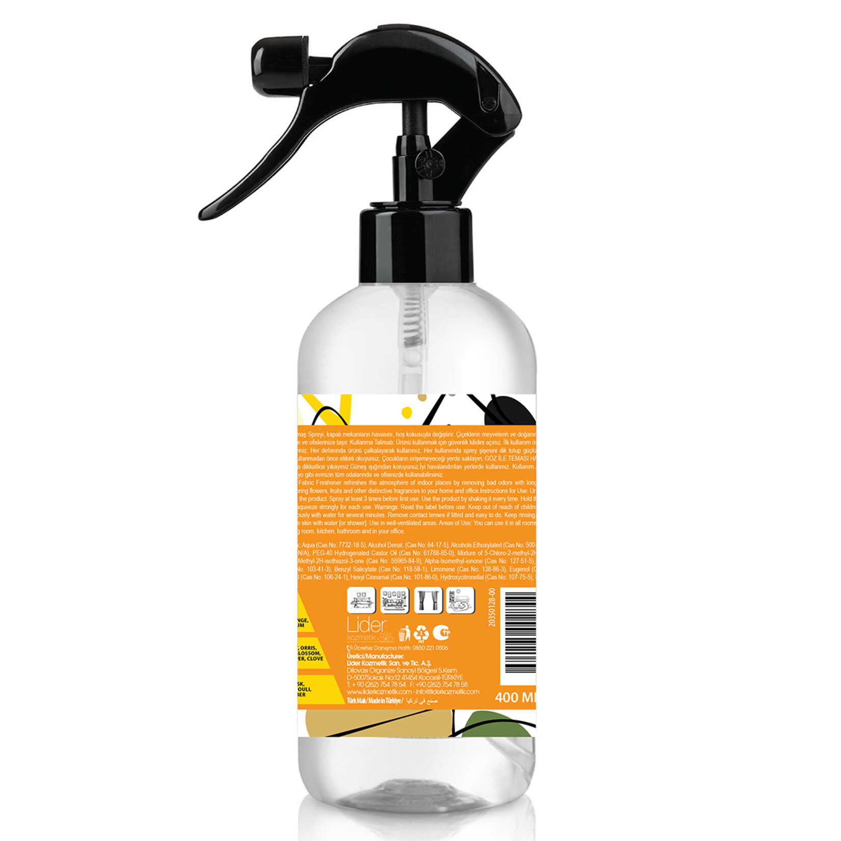 Woe Oda Ve Kumaş Spreyi Portakal 400 Ml - Görsel 2