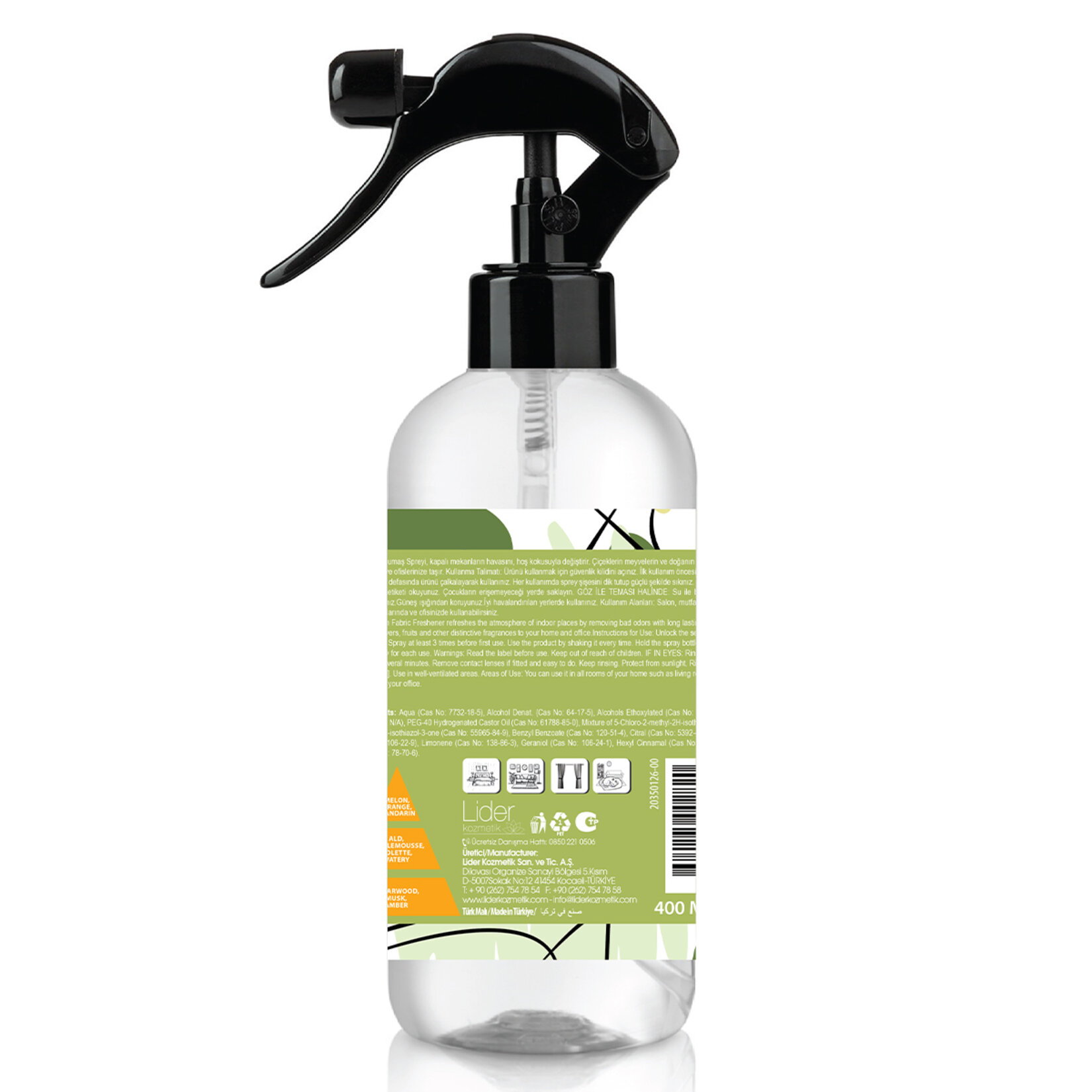 Woe Oda Ve Kumaş Spreyi Kavun 400 Ml - Görsel 2