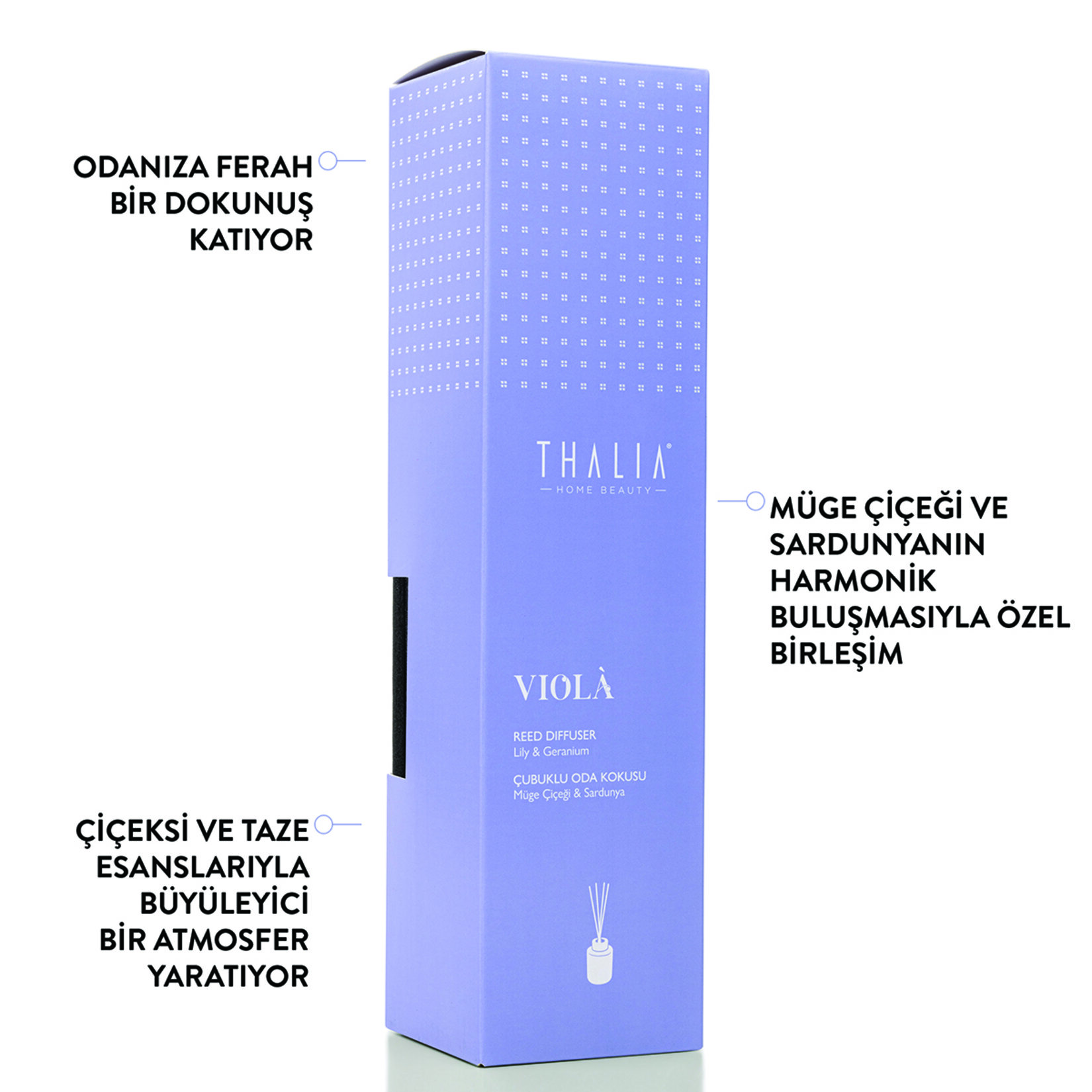 Thalia Home Viola Reed Diffuser 100 ml - Görsel 4
