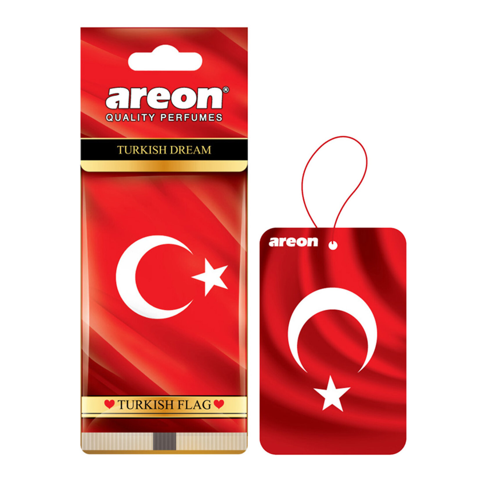 Areon Türk Bayrağı Kağıt Araba Kokusu