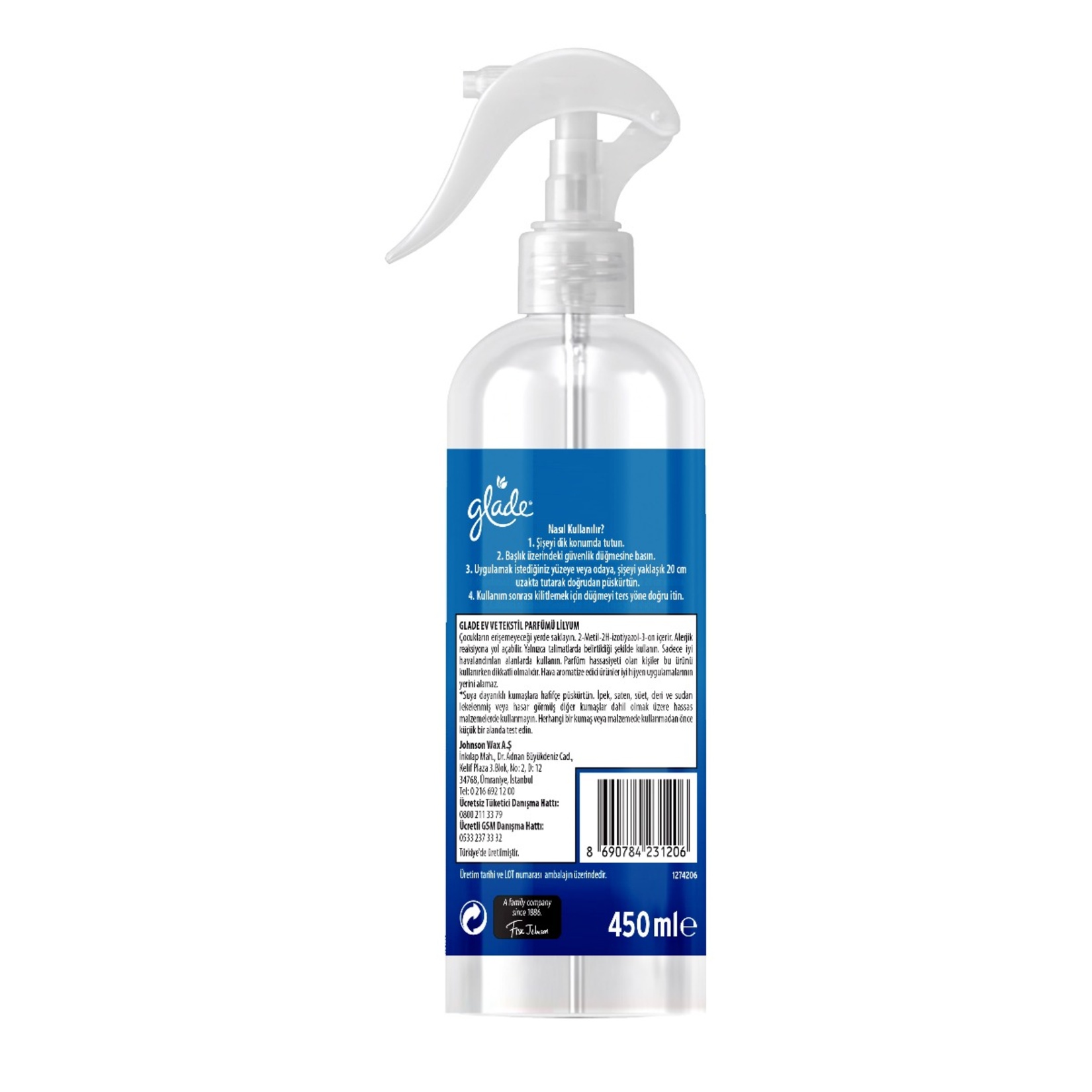 Glade Multi Sprey Lilyum 450 Ml - Görsel 2