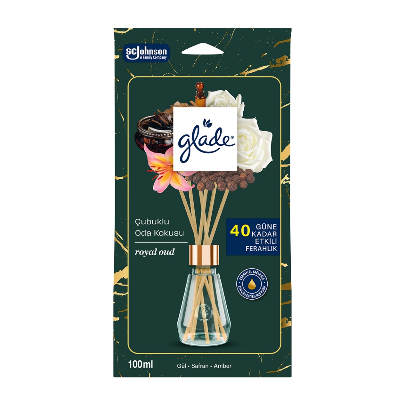 Glade Çubuklu Oda Kokusu Royal Oud 100 Ml - Görsel 1