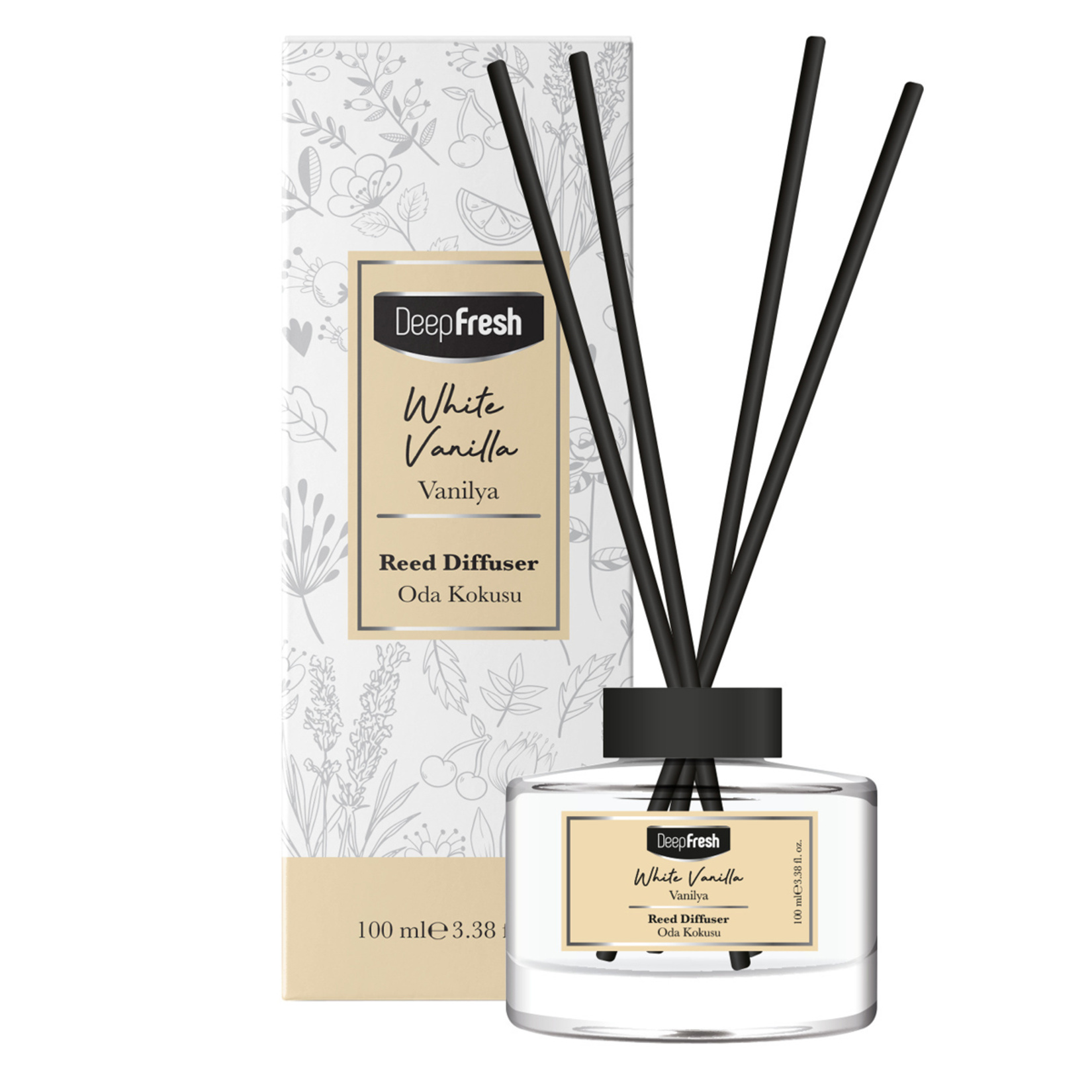 Deep Fresh Oda Kokusu Yuvarlak White Vanilla 100 Ml