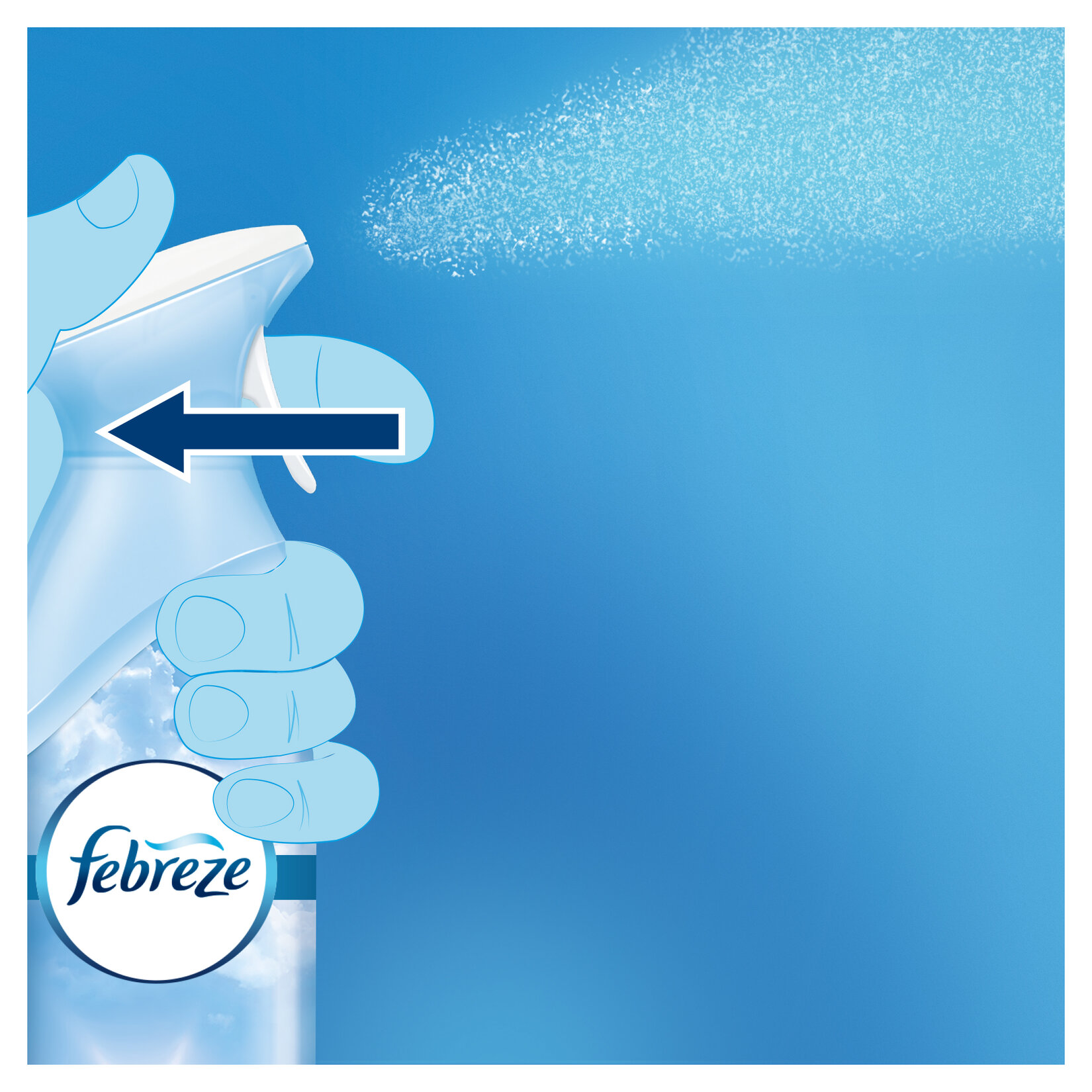 Febreze Hava Ferahlatıcı Sprey Oda Kokusu Pamuk Ferahlığı 300 ml - Görsel 3