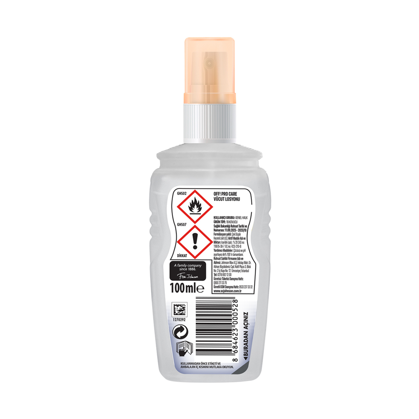 Off! Sinekkovar Pro Care Losyon 100 Ml - Görsel 2