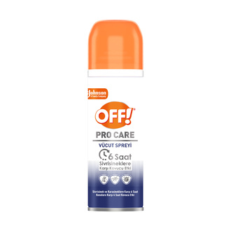Off! Sinekkovar Pro Care Sprey 100 Ml