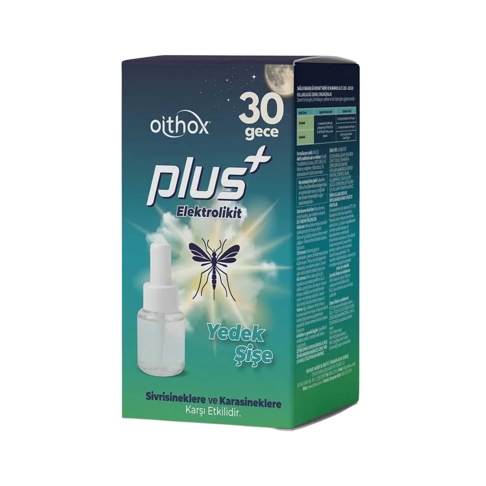 Oithox Plus Elektrolikit 30 Gece Yedek 25 Ml